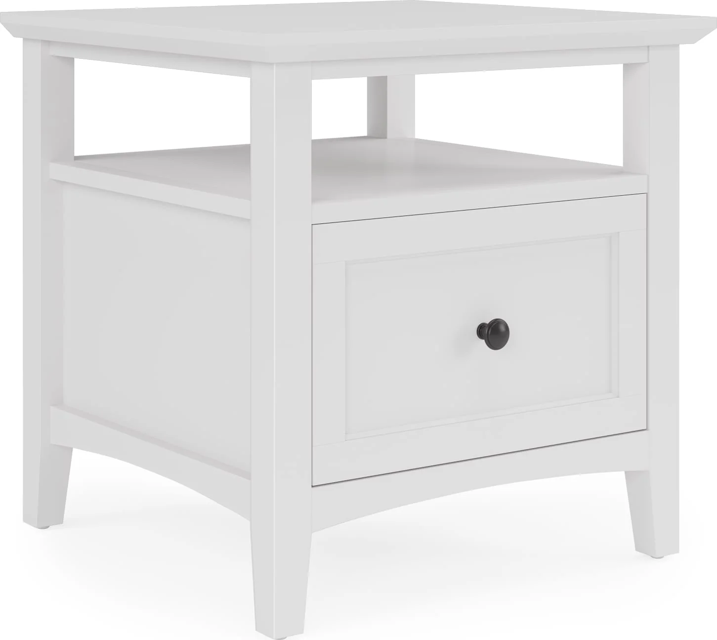 Grace Snowfall Square End Table - Image 3