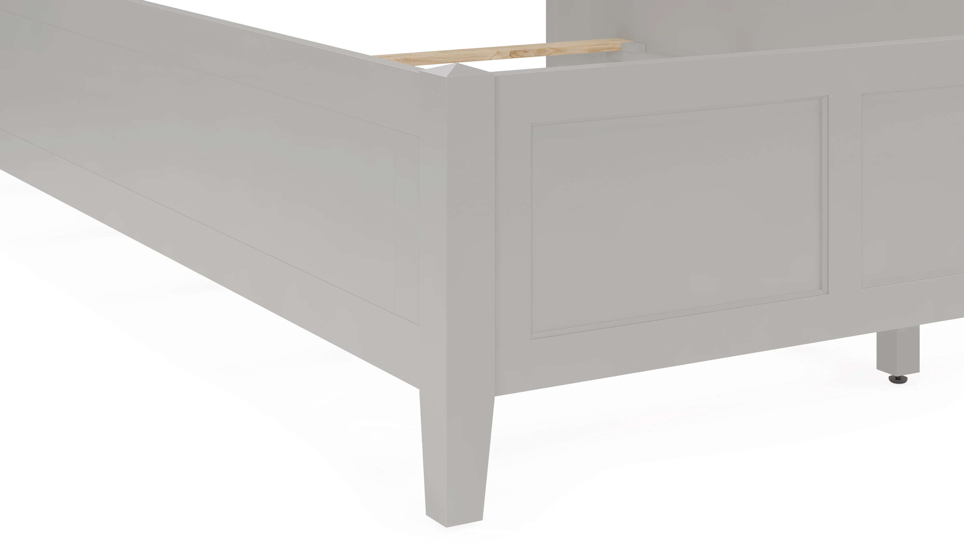 Grace Three California King Panel Bed in Elephant Grey - Image 5