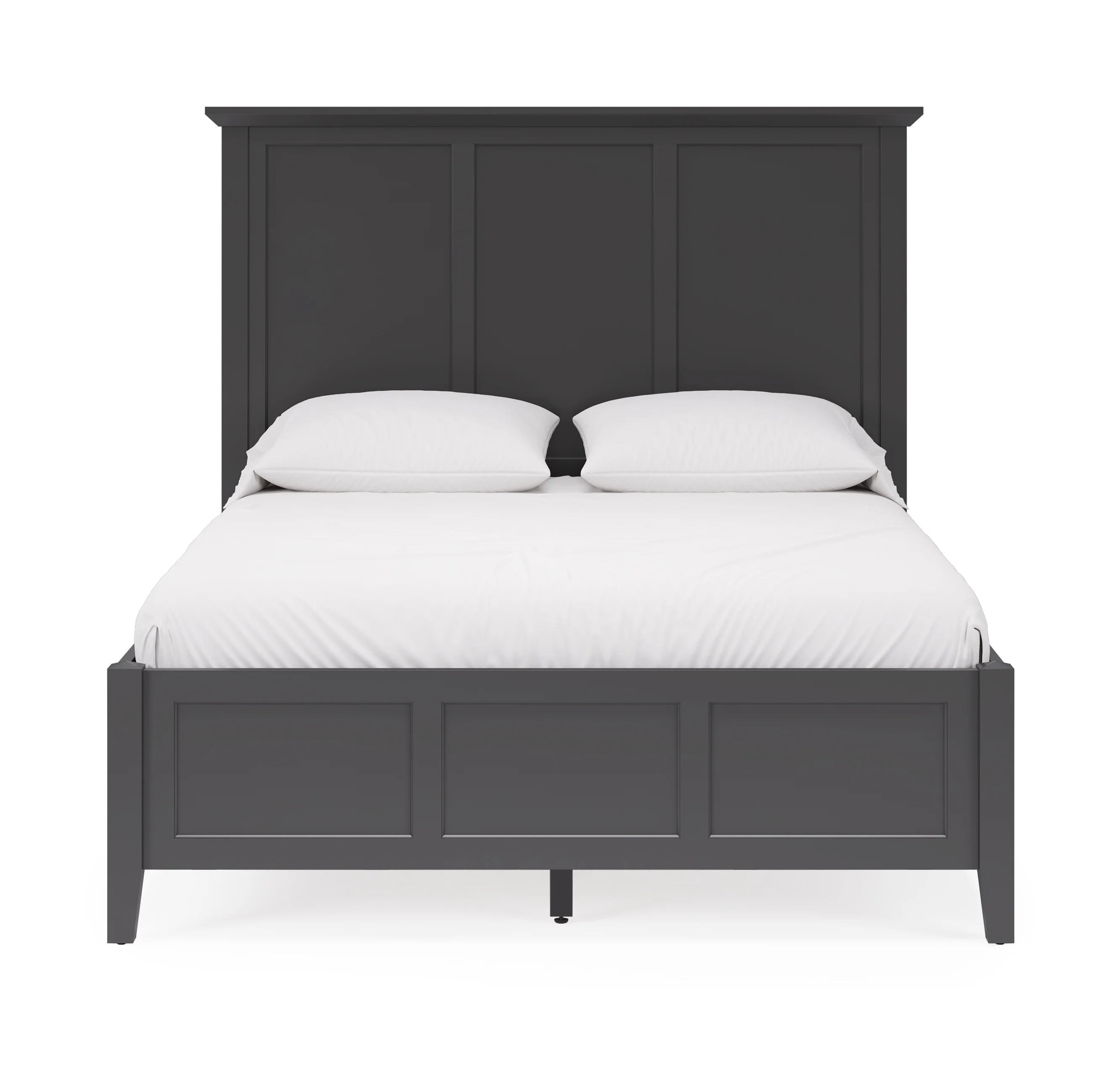 Grace Three Full Panel Bed in Raven Black - Image 3