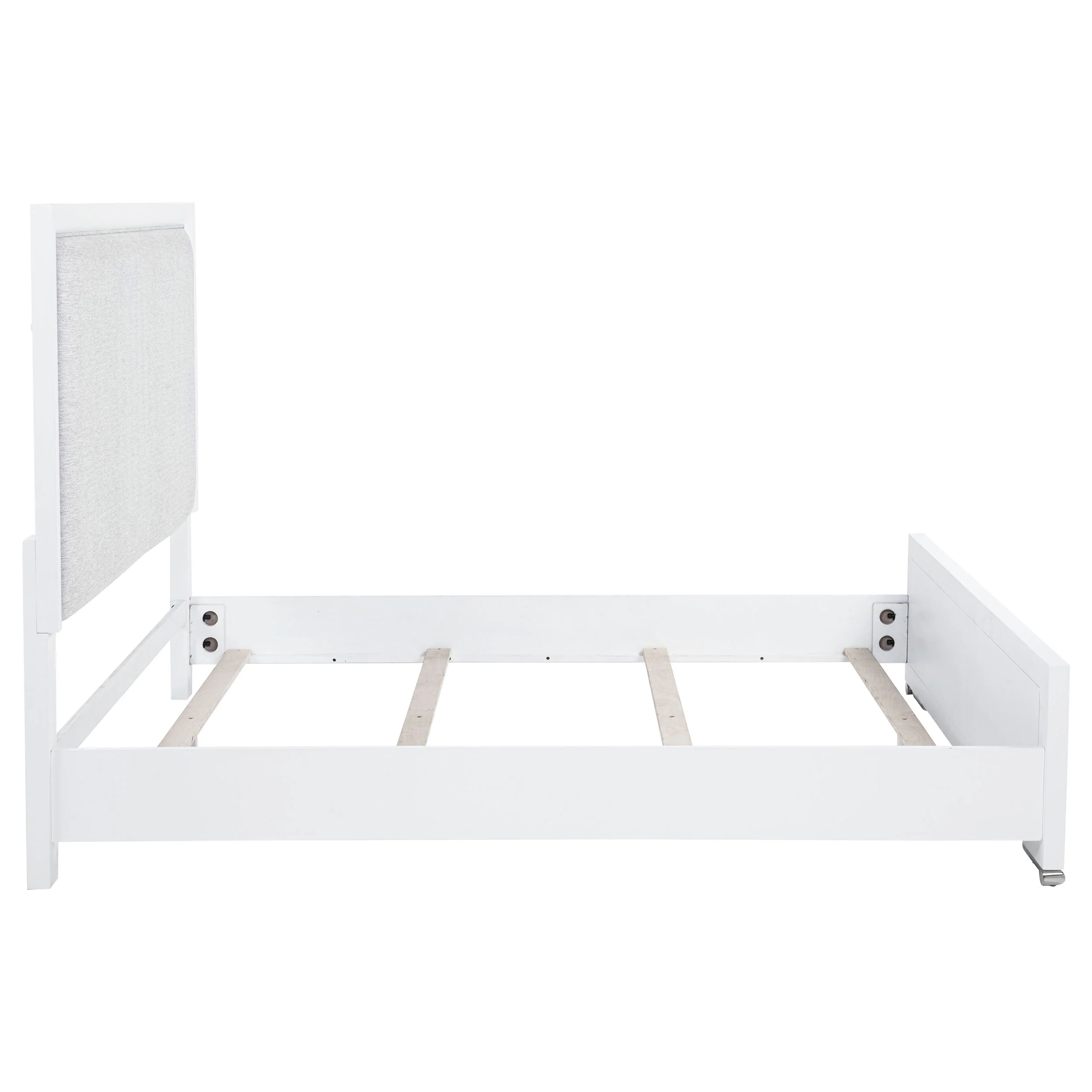 Gracemont White 57-inch Queen Panel Bed Grey and - Image 5