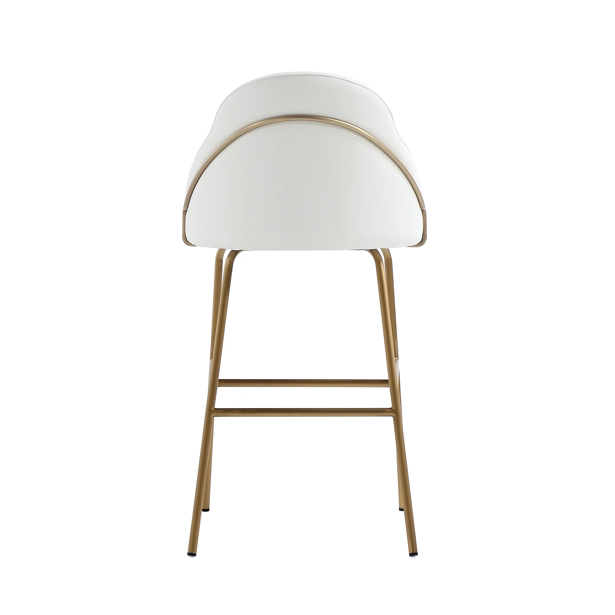 Gracie Barstool in White and Gold (set of 3) - Image 8