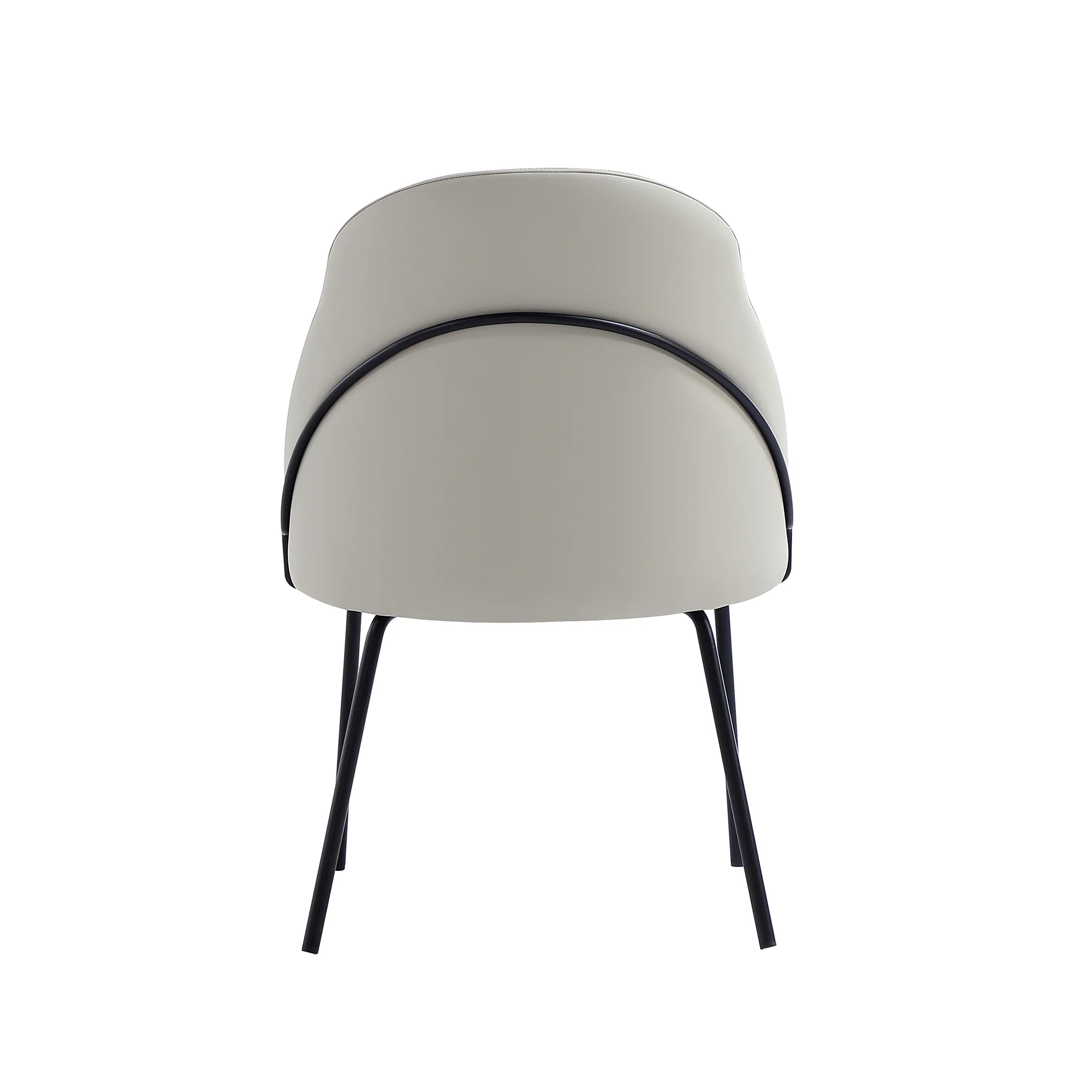 Gracie Dining Chair in Stone and Black (set of 2) - Image 8