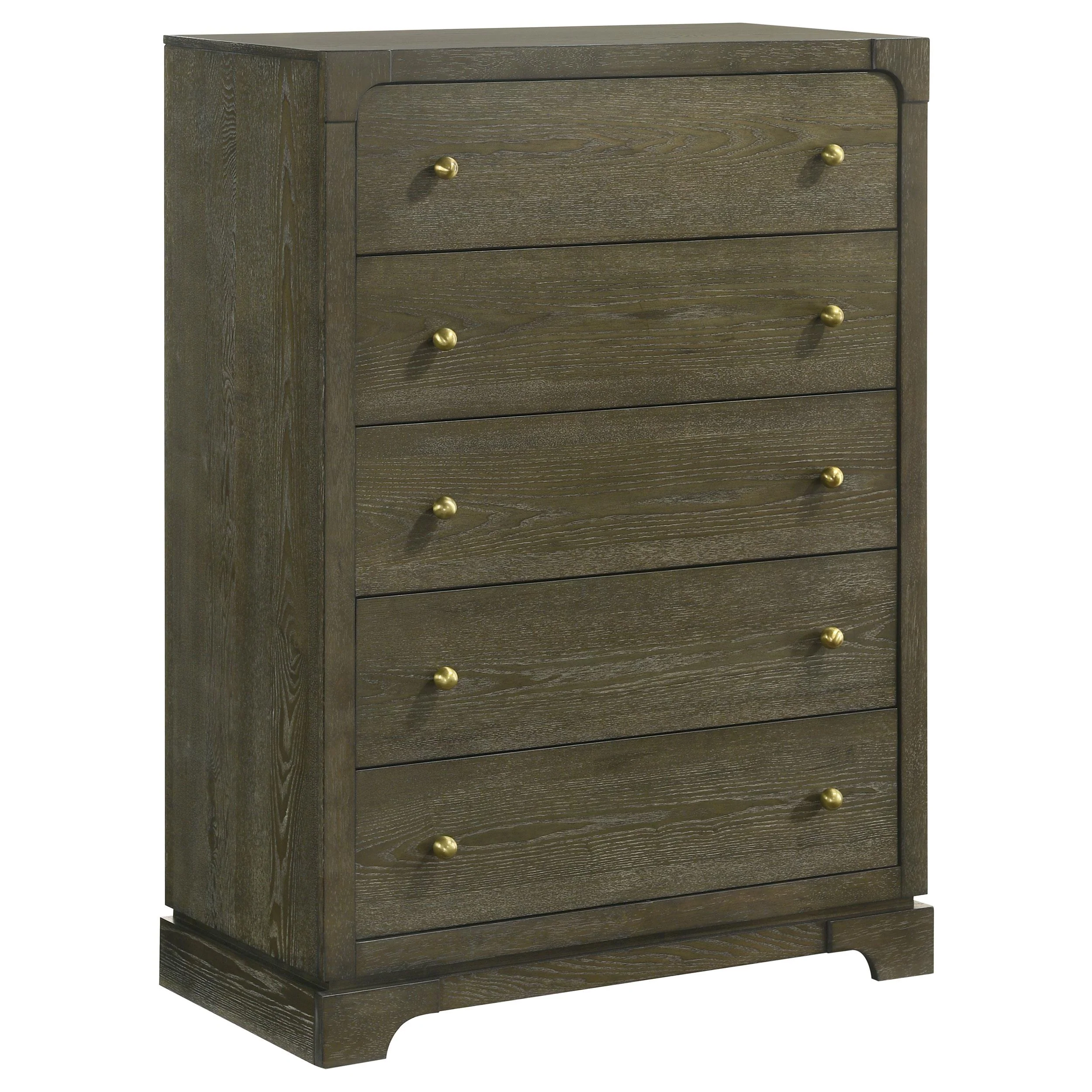 Gran Park Dark Cocoa 5-piece California King Bedroom Set - Image 11