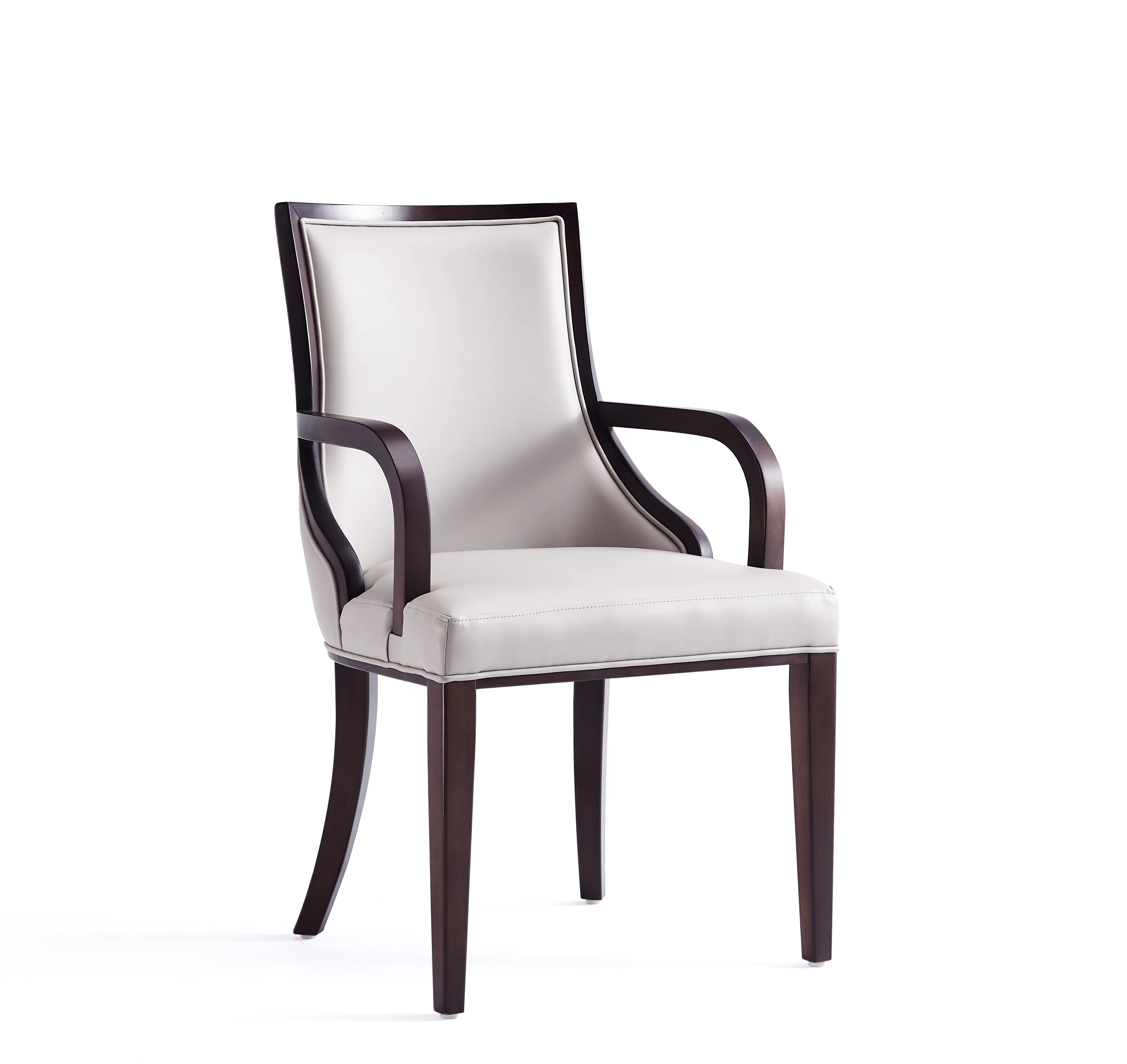 Grand 6-Piece Dining Chairs in Light Grey - Image 4
