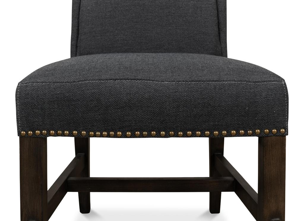 Grand Manor Black High Back Dining Chair (Set of 2) - Image 12
