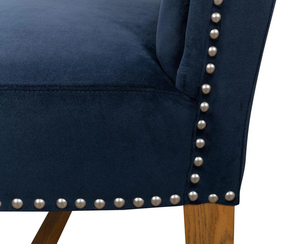 Grand Manor Blue High Back Dining Chair (Set of 2) - Image 8