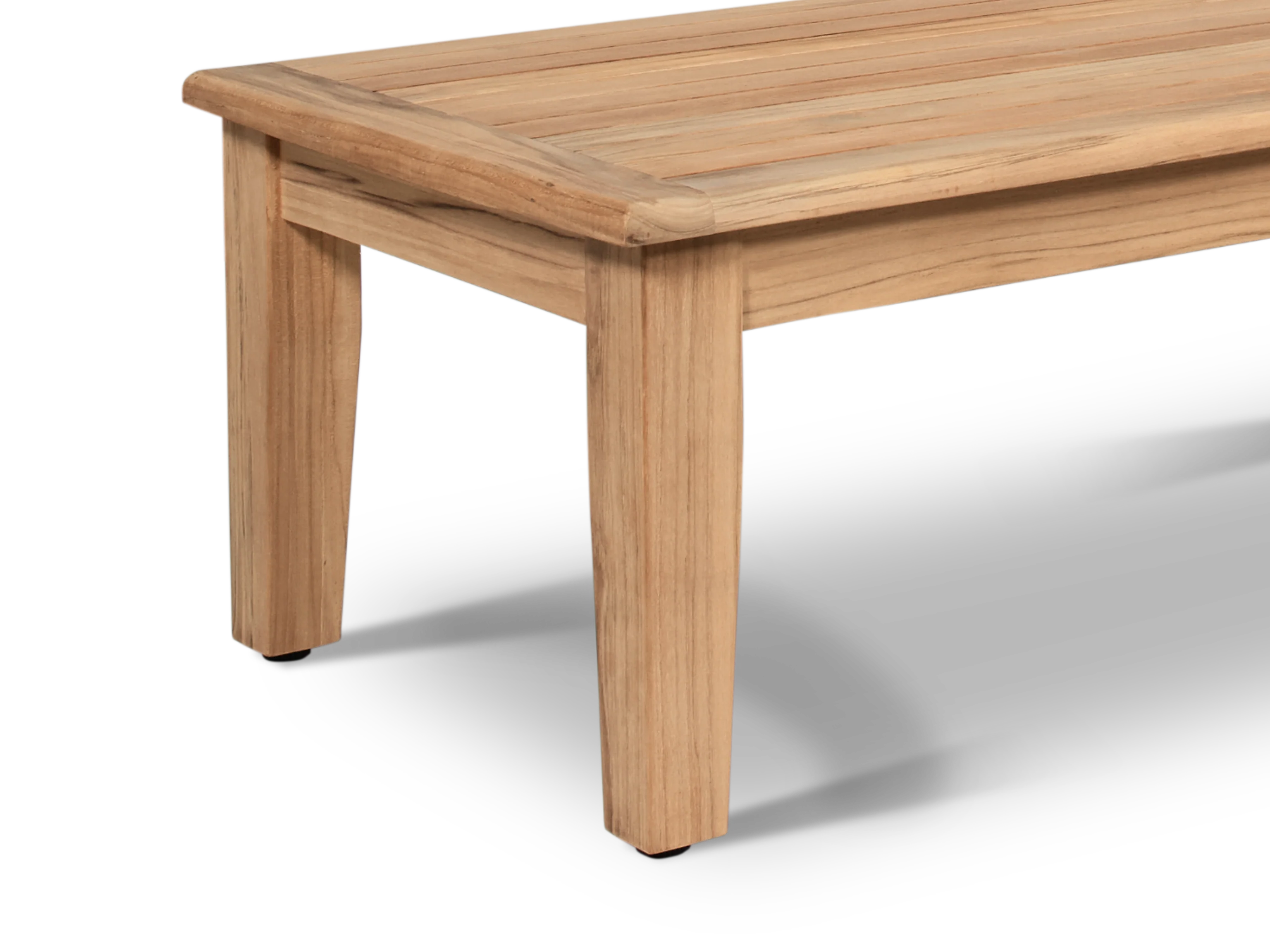 Grande Rectangular Teak Outdoor Coffee Table - Image 2