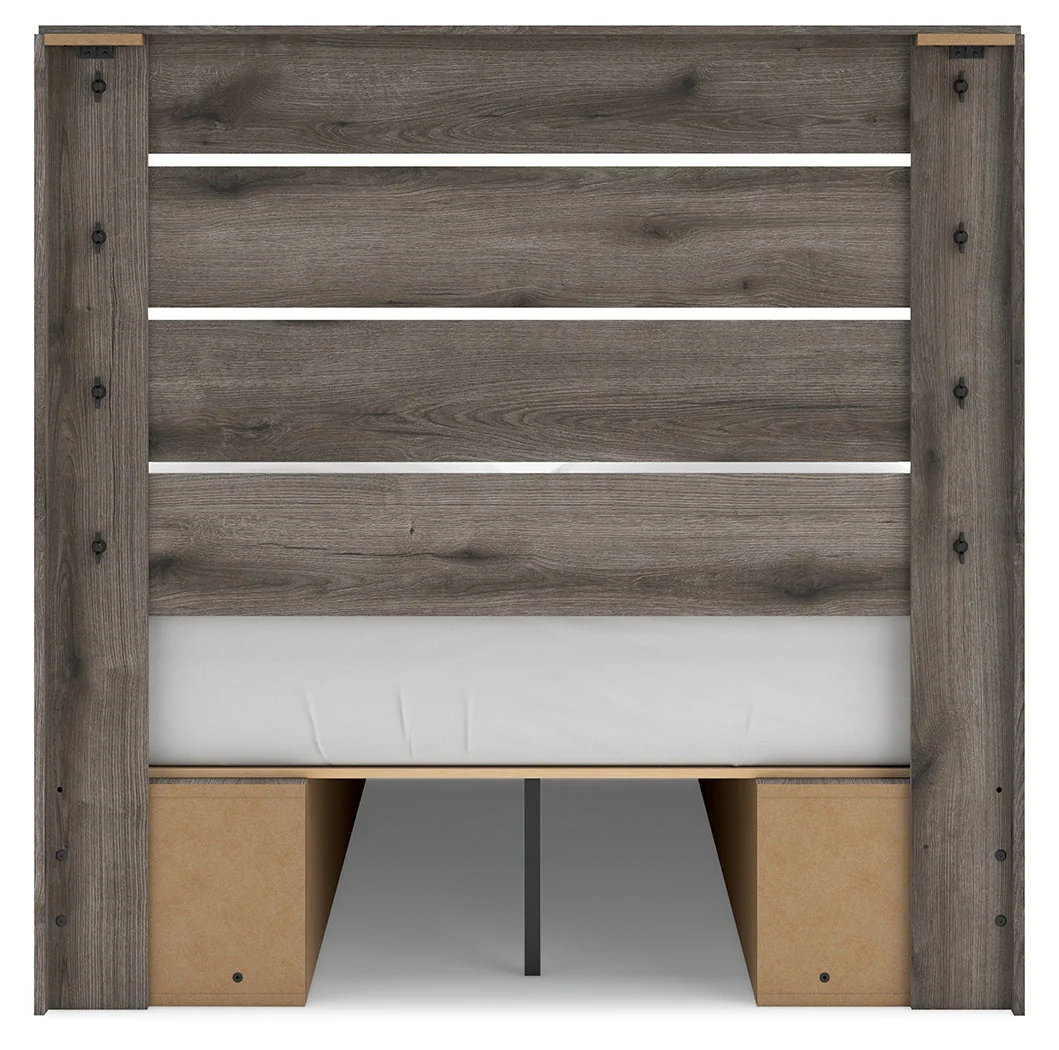 Graystorm Brown Gray Full Panel Youth Bed w/Storage (Online Special Price) - Image 7