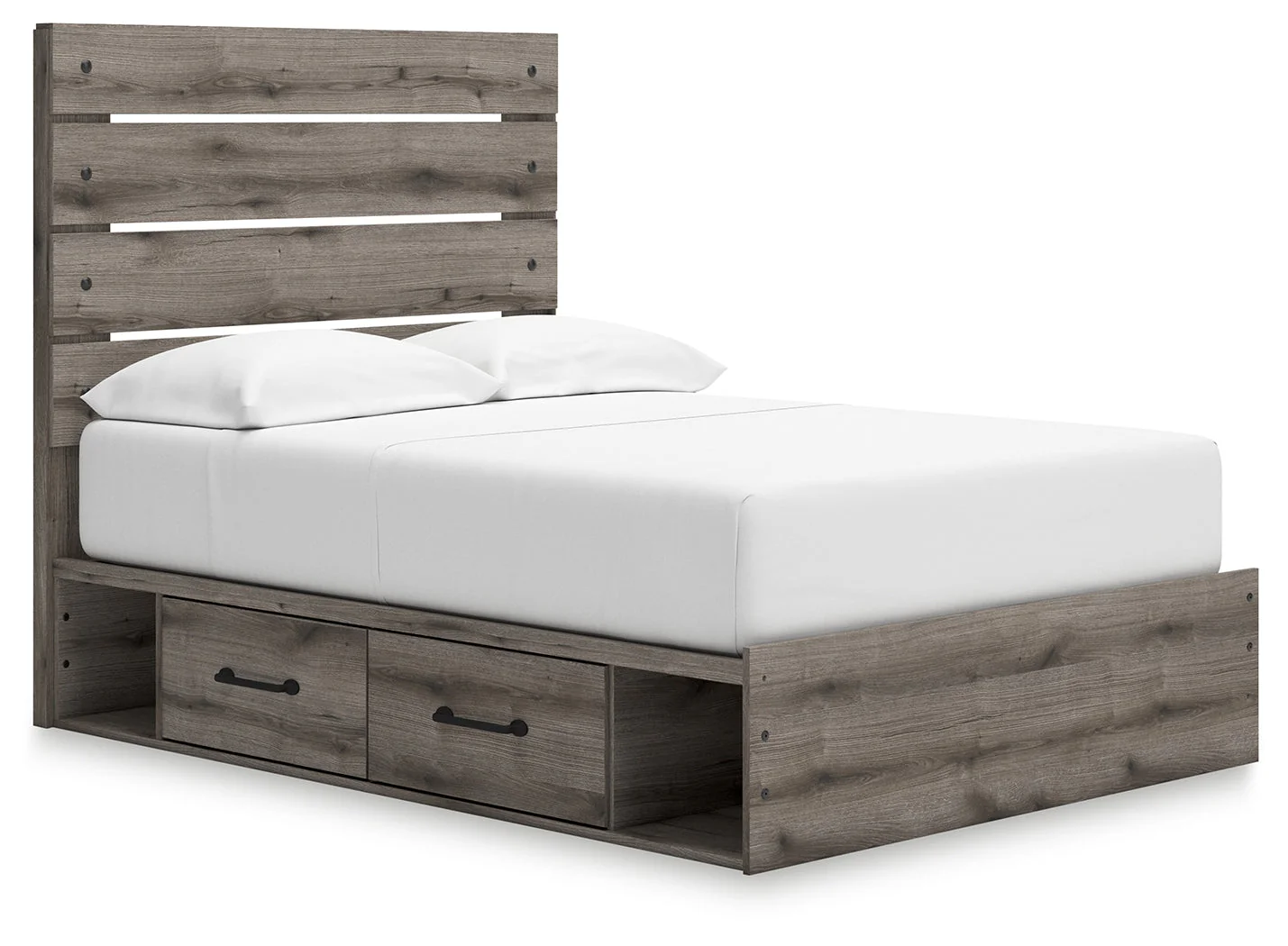 Graystorm Brown Gray Full Panel Storage Youth Bed (Online Special Price) - Image 2