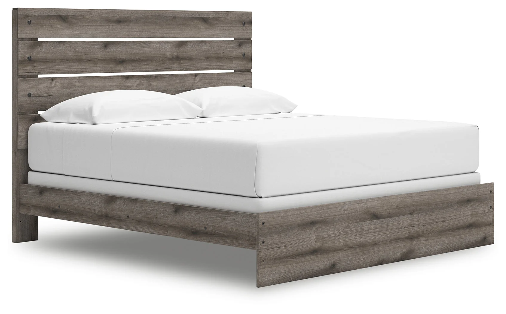 Graystorm Brown Gray King Panel Bed (Online Special Price) - Image 2