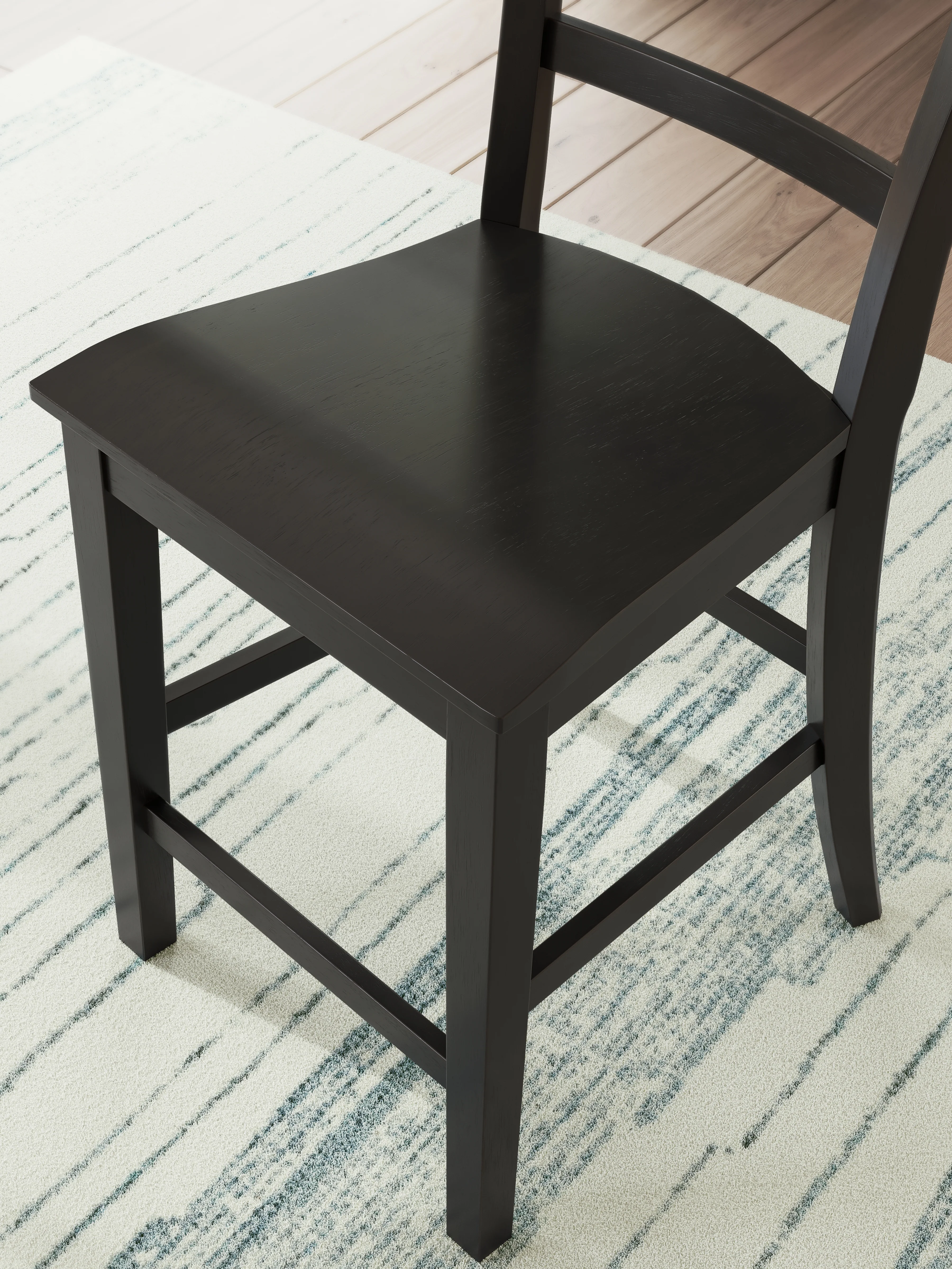 Greddinton Black/Brown Counter Height Dining Table and 6 Barstools - Image 12