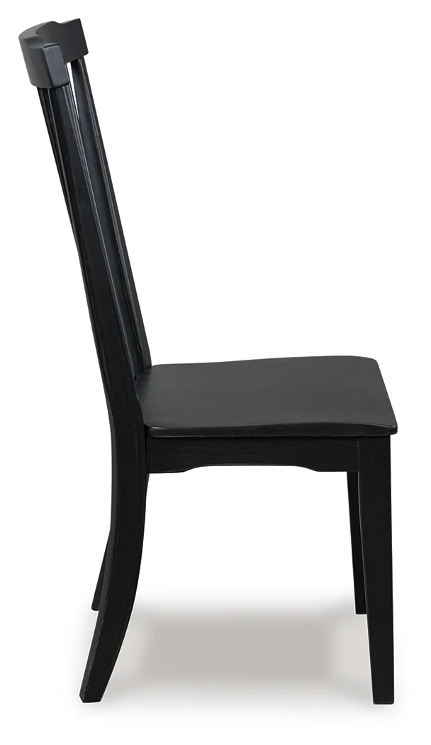 Greddinton Black/Brown Dining Table and 6 Chairs (Online Special Price) - Image 4