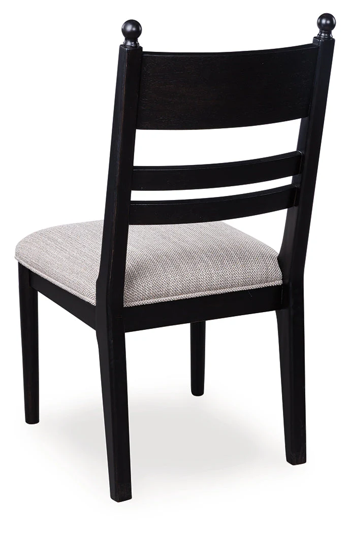 Greddinton Black Dining UPH Side Chair (Set of 2) (Online Special Price) - Image 5