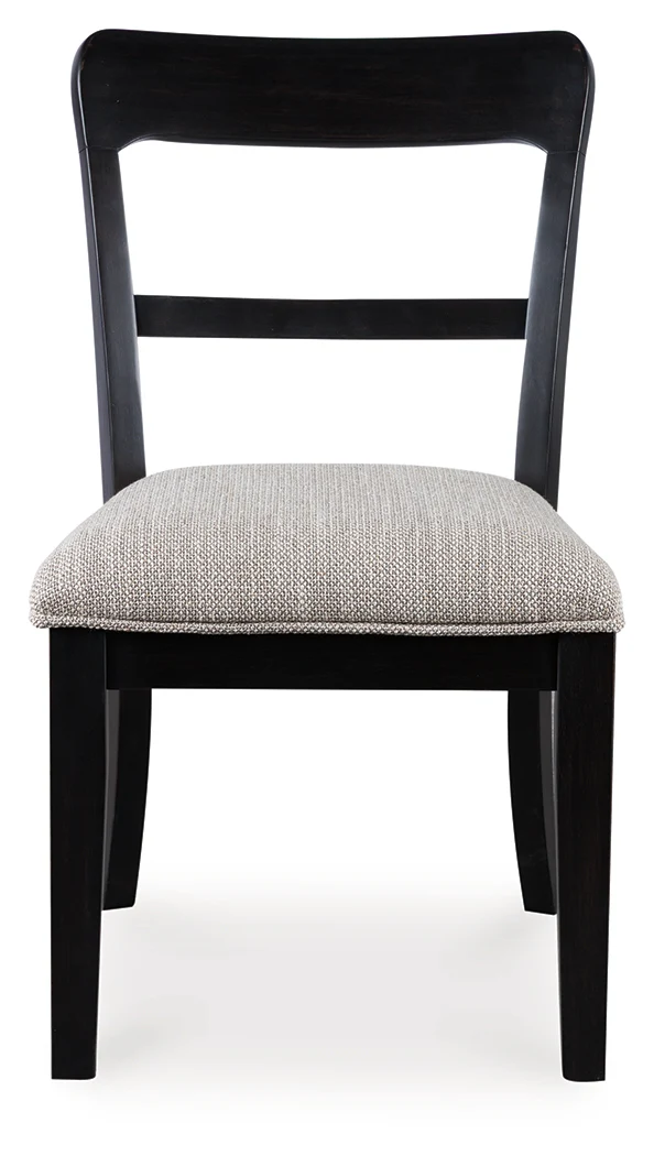 Greddinton Black/White Dining Table and 6 Chairs (Online Special Price) - Image 2
