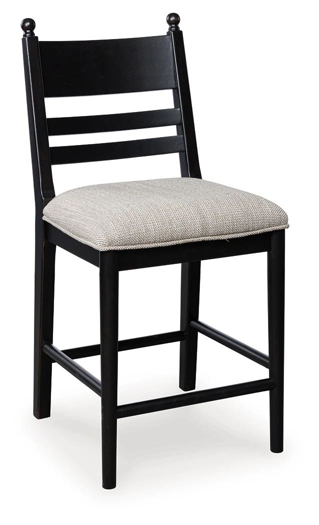 Greddinton Brown/Black Counter Height Dining Table and 6 Barstools - Image 7