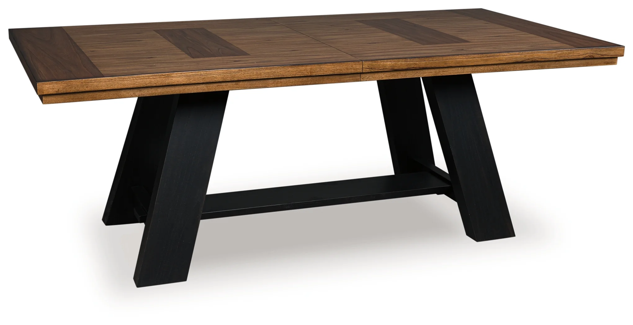 Greddinton Brown/Black Dining Extension Table - Image 3
