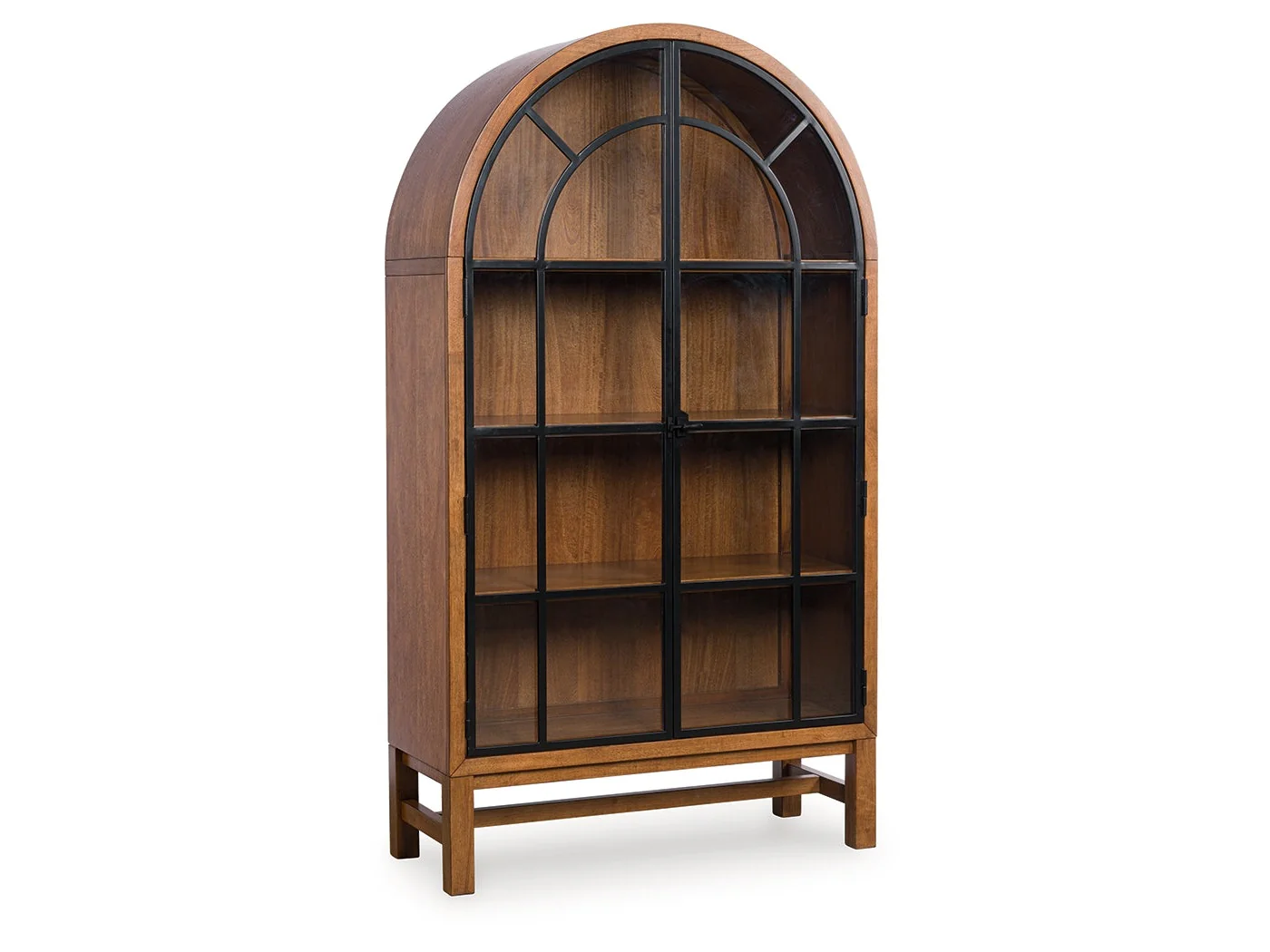 Greddinton Brown/Black Display Cabinet