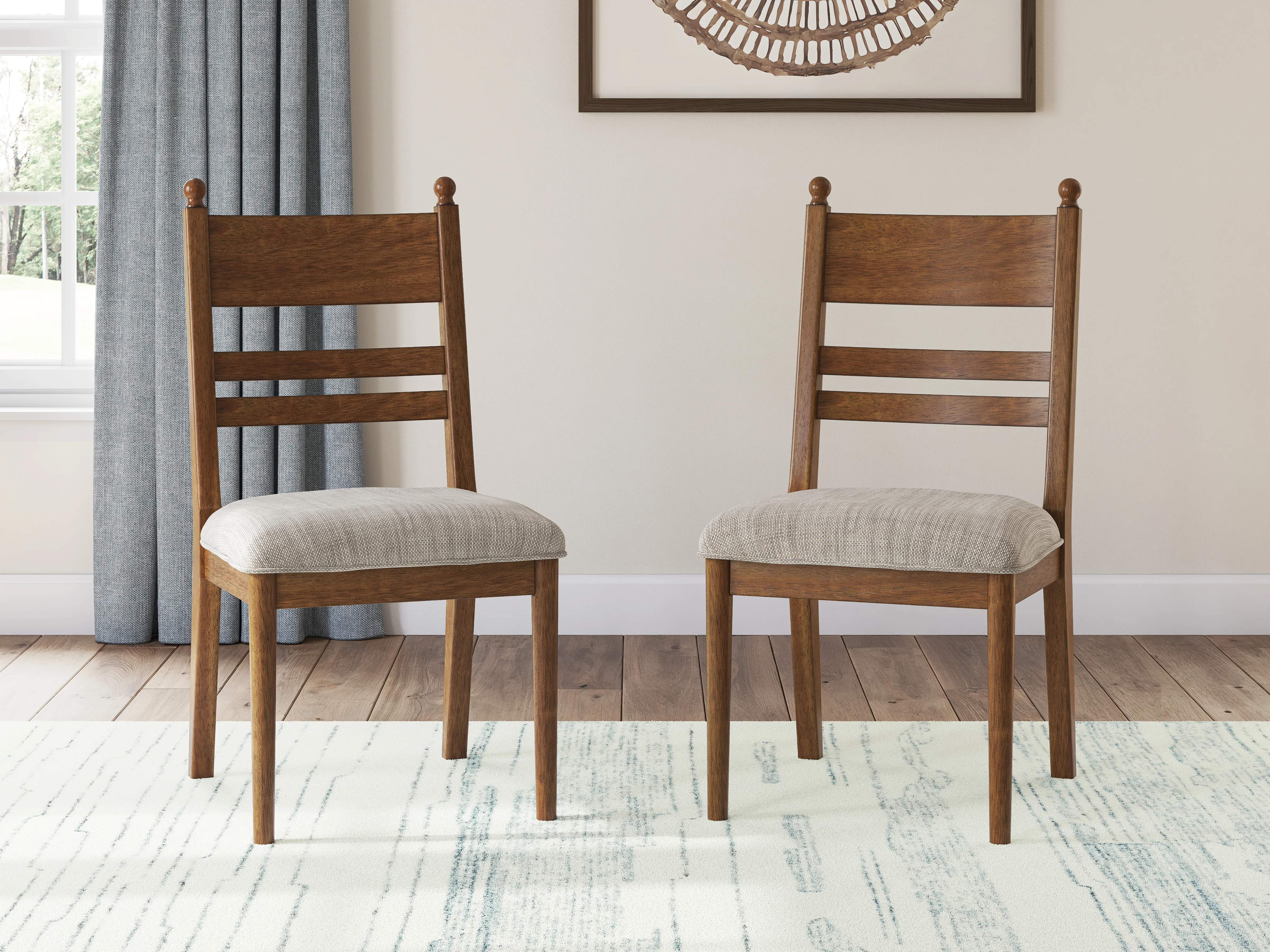 Greddinton Brown/Black Extension Dining Table and 4 Chairs (Online Special Price) - Image 13