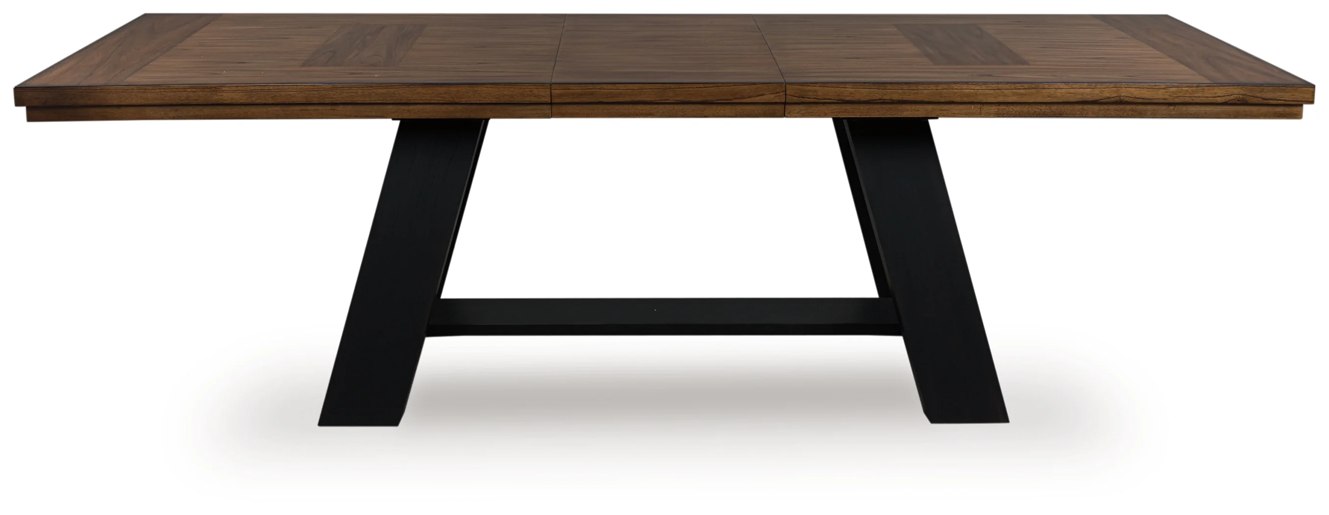 Greddinton Brown/Black Extension Dining Table and 4 Chairs - Image 6