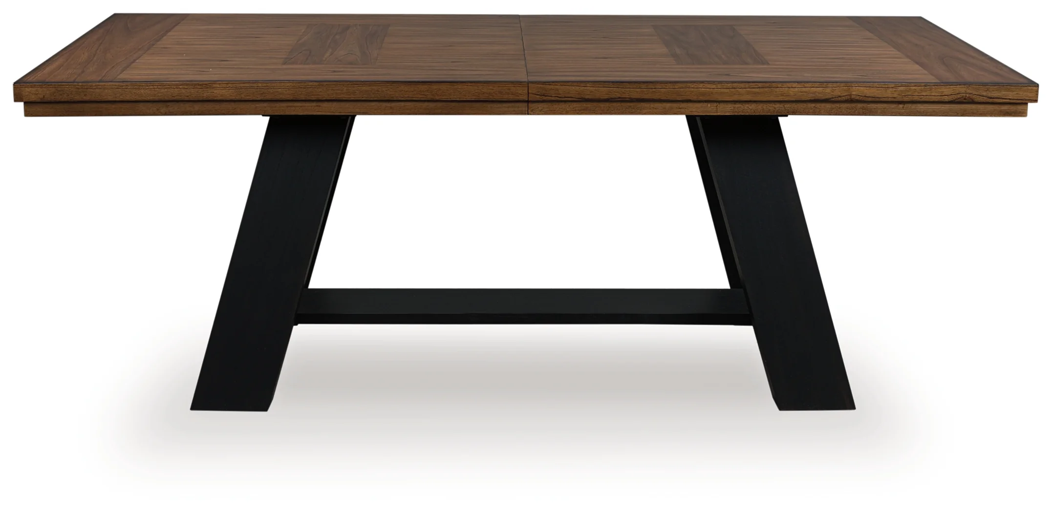 Greddinton Brown/Black Extension Dining Table and 4 Chairs - Image 7