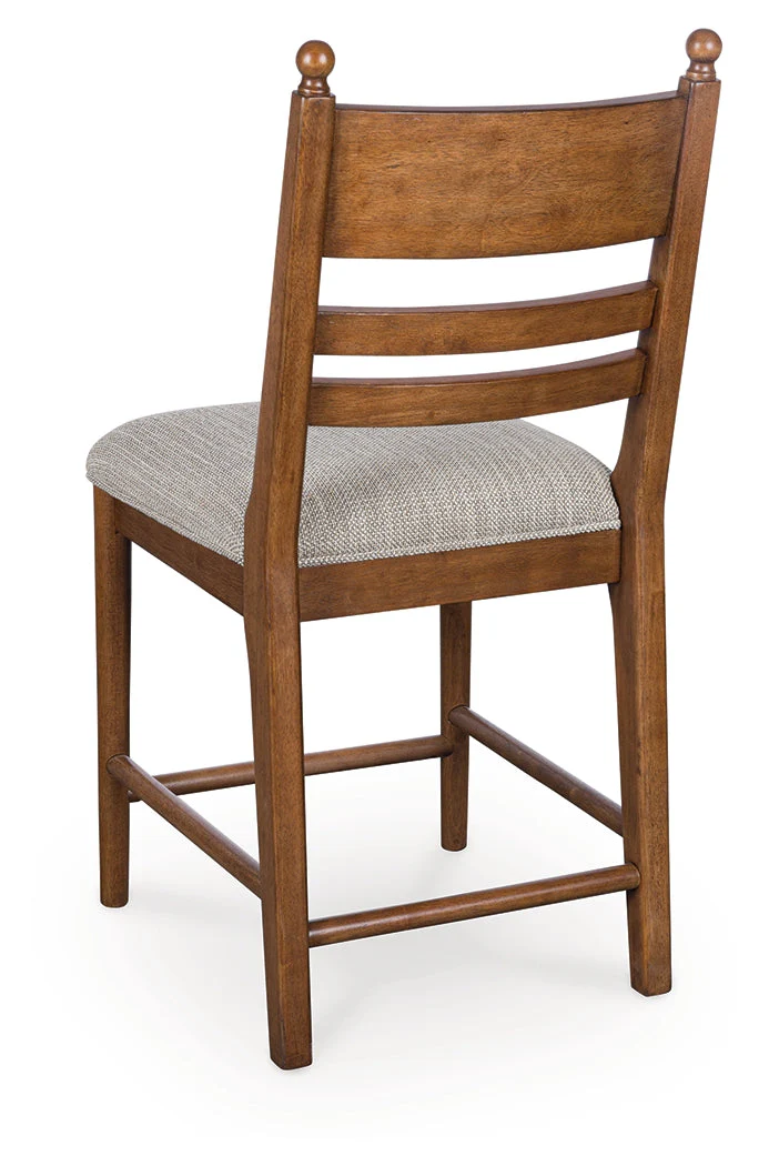 Greddinton Brown Upholstered Barstool (Set of 2) (Online Special Price) - Image 5