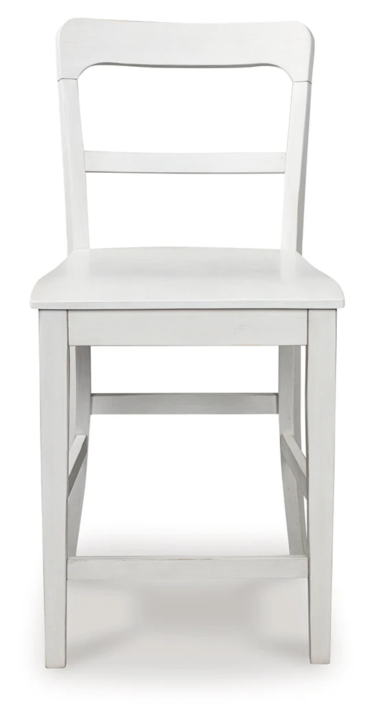Greddinton White Barstool (Set of 2) - Image 3