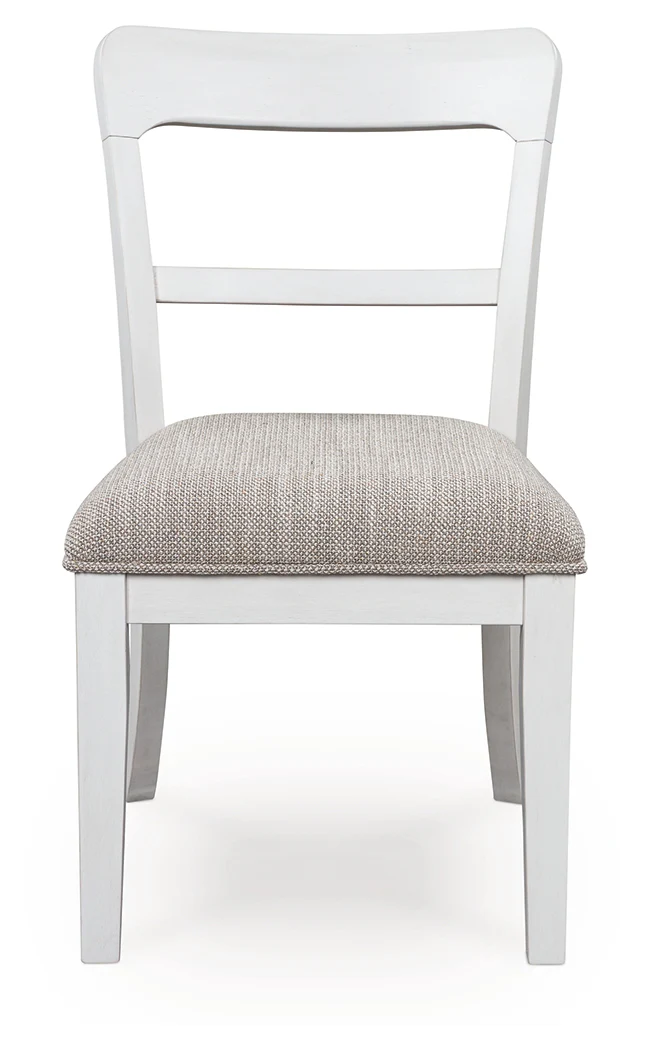 Greddinton White Dining Table and 6 Chairs - Image 2
