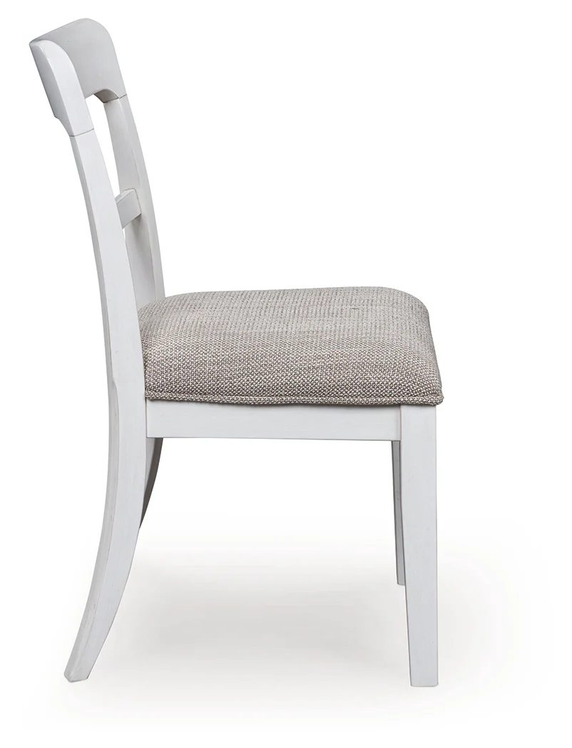 Greddinton White Dining Table and 6 Chairs - Image 4