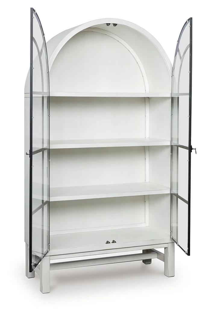 Greddinton White Display Cabinet - Image 2