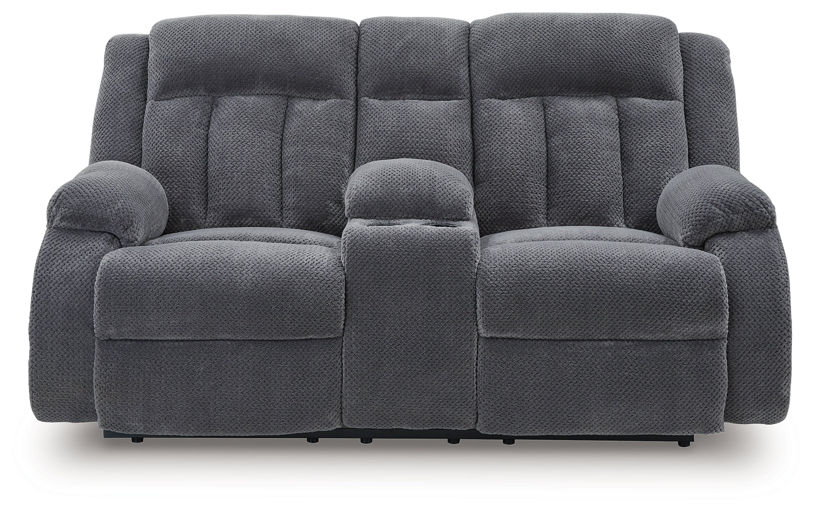 Greely Bend Steel Power Reclining Loveseat with Console - Image 4