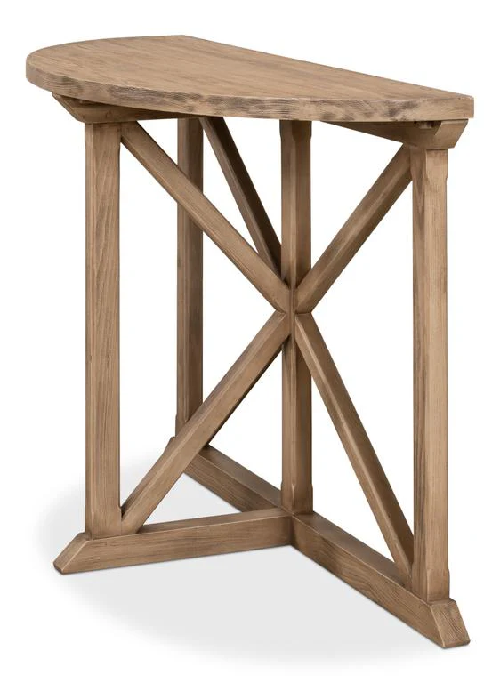 Gregorio Vineyards Tan Half Moon Console - Image 2