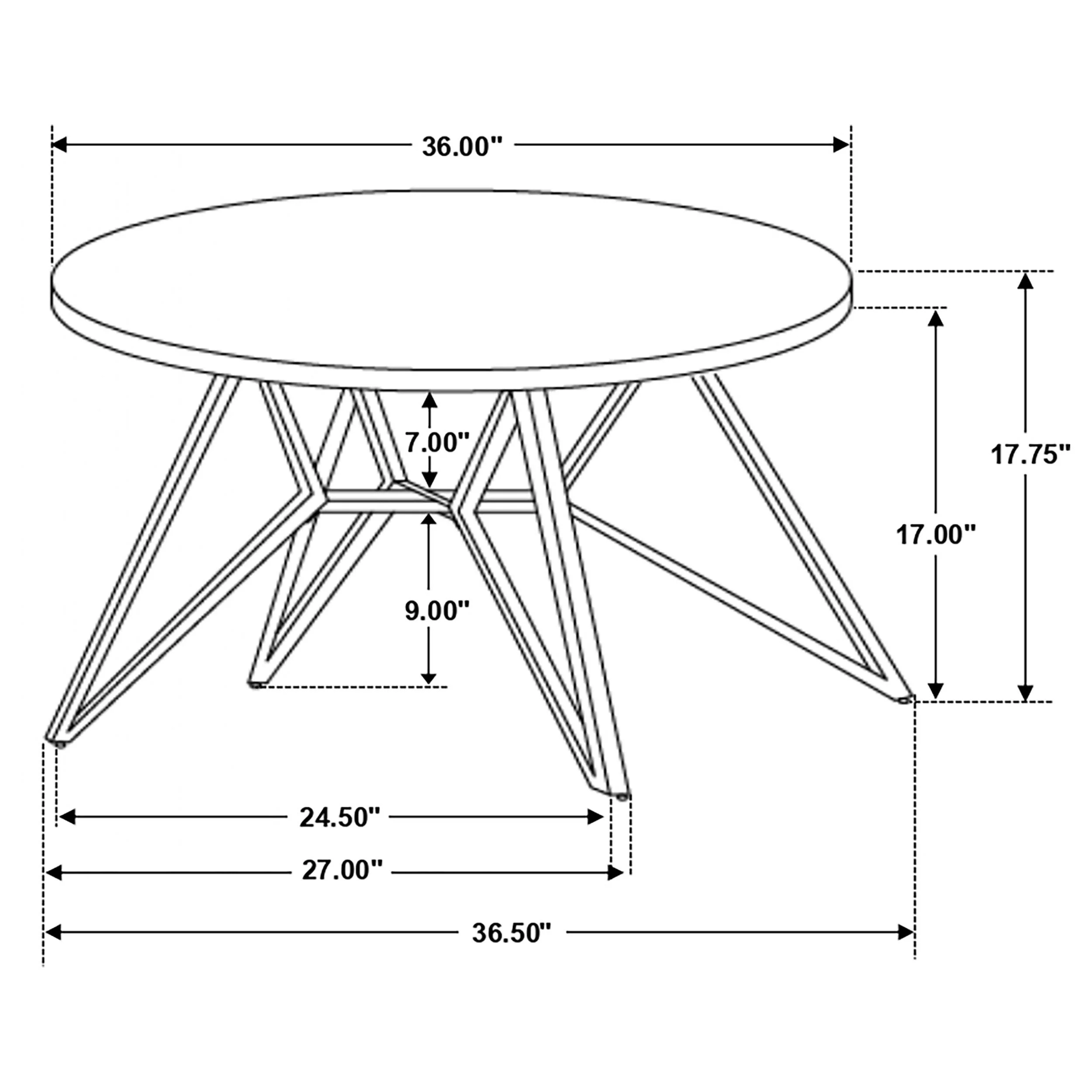 Hadi Cement 2-piece Round SmartTop Coffee and End Table Set - Image 11