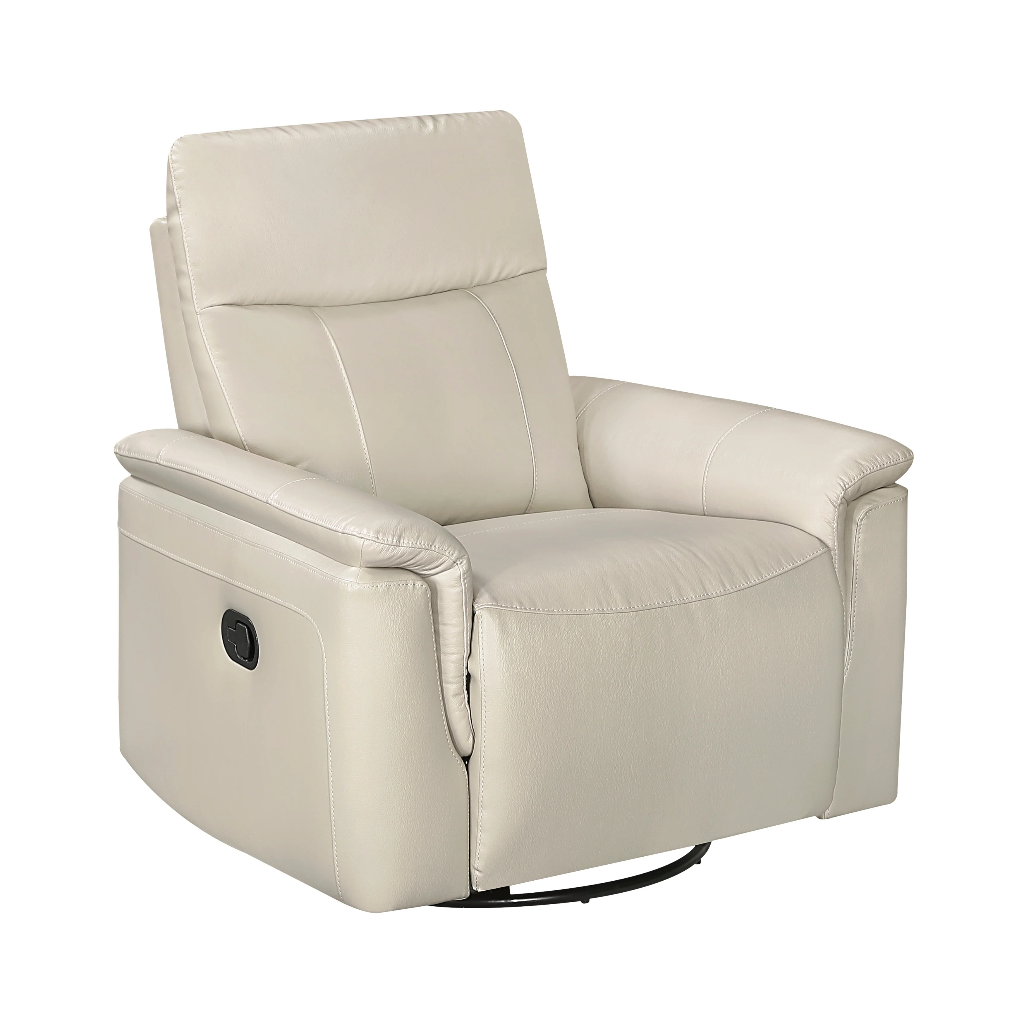 Hadley Taupe Swivel Glider Reclining Chair - Image 2