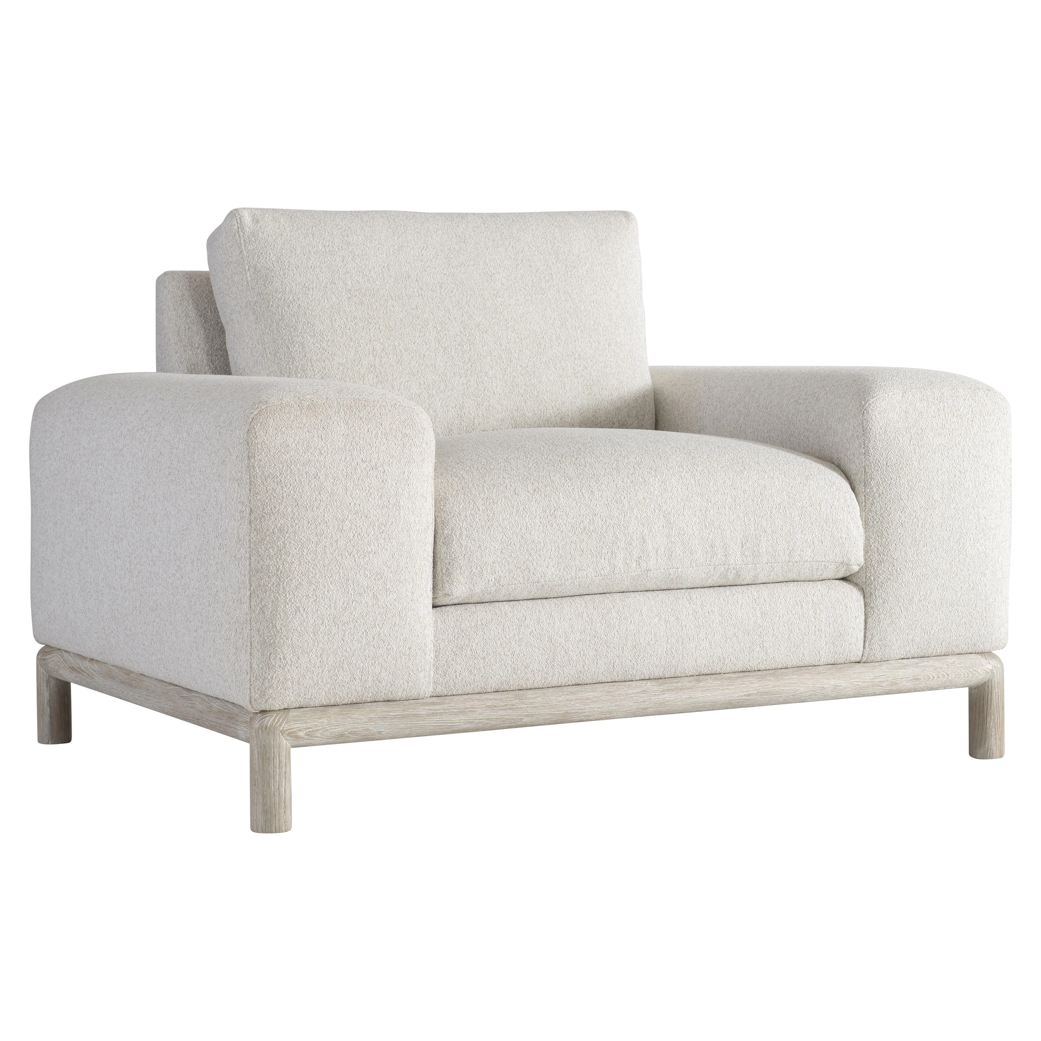 Hadley White/Cream Fabric Chair - Image 5