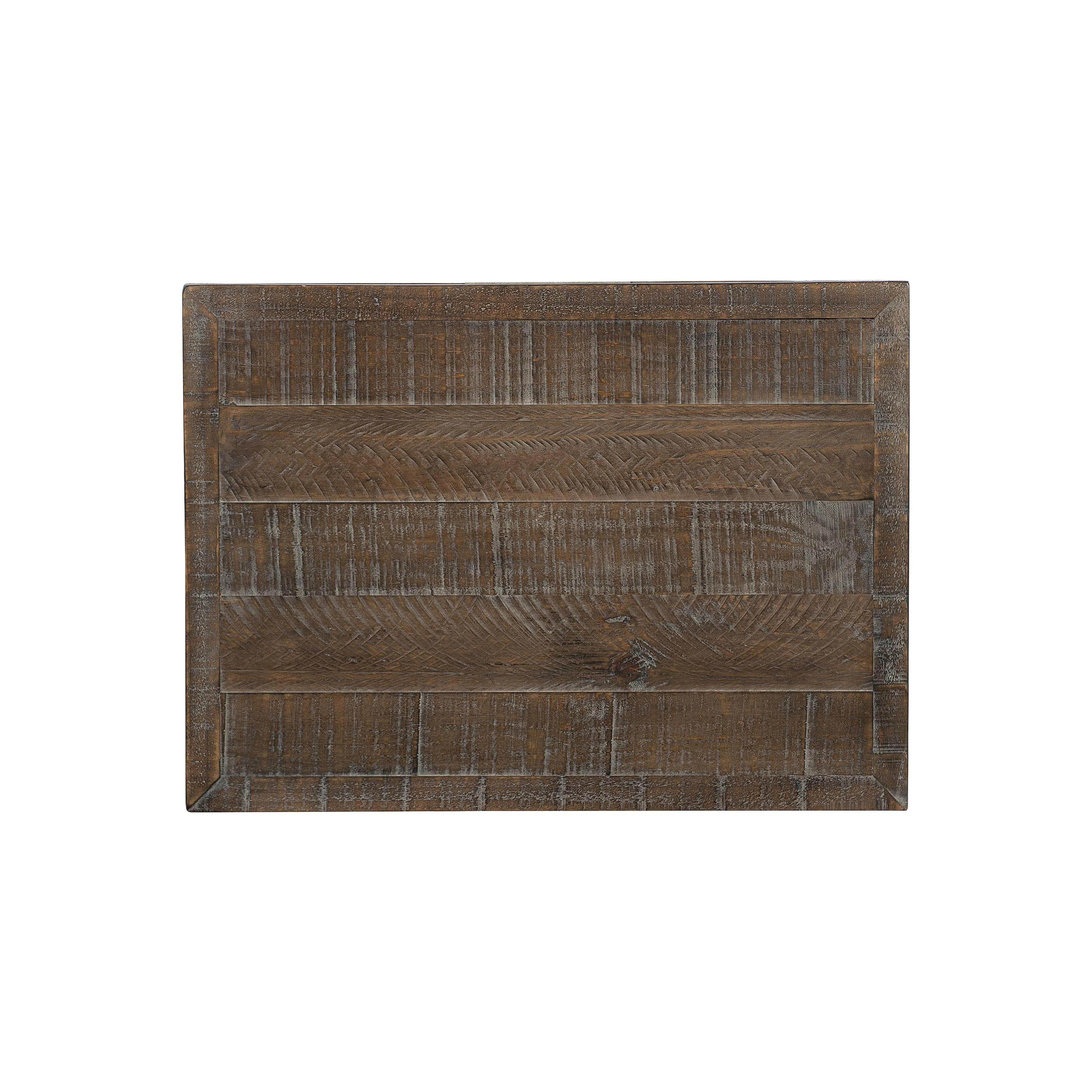 Haines Grey Mist/Sable Brown Nightstand - Image 4