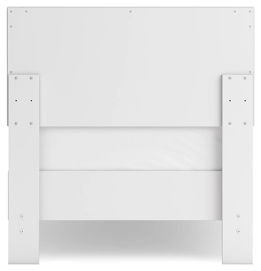 Hallityn White Twin Panel Platform Youth Bed (Online Special Price) - Image 6