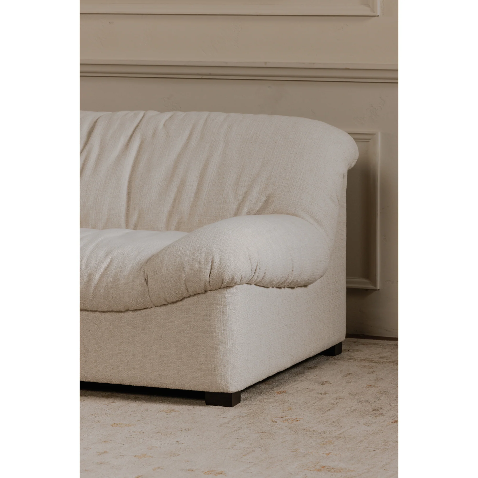 Halston Flecked Oat Sofa - Image 6
