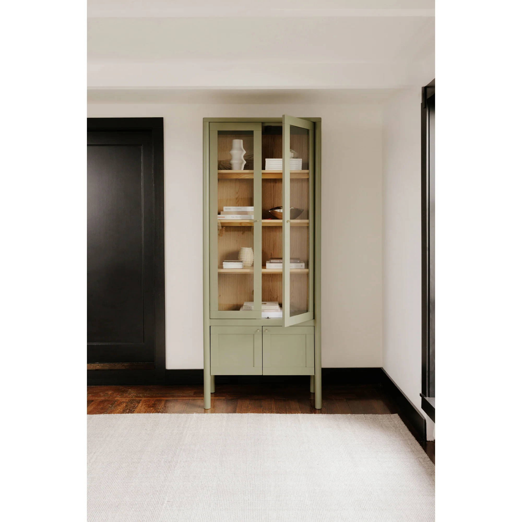 Hannah Green Tall Cabinet - Image 9