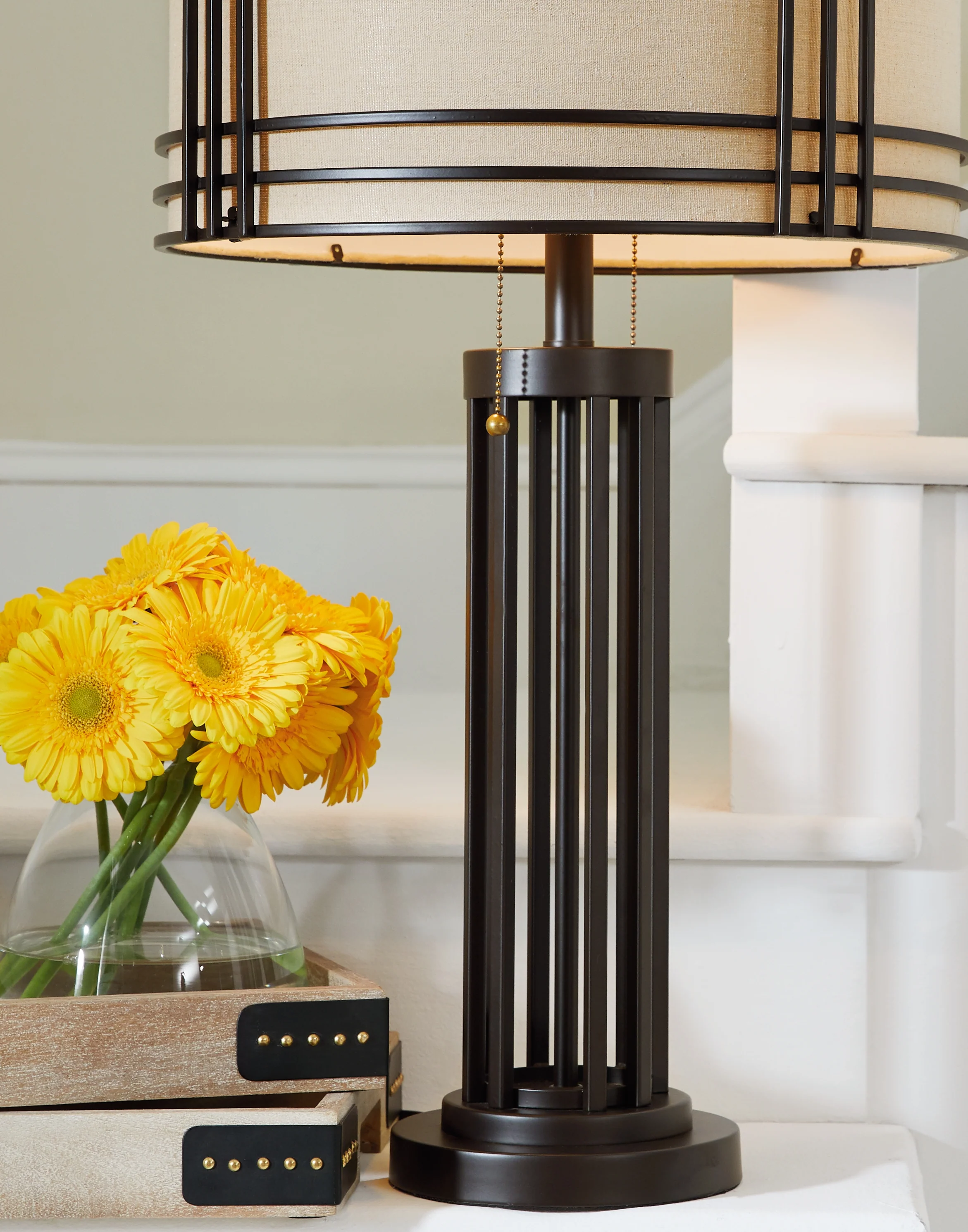 Hanswell Dark Brown Table Lamp (Set of 2) - Image 5