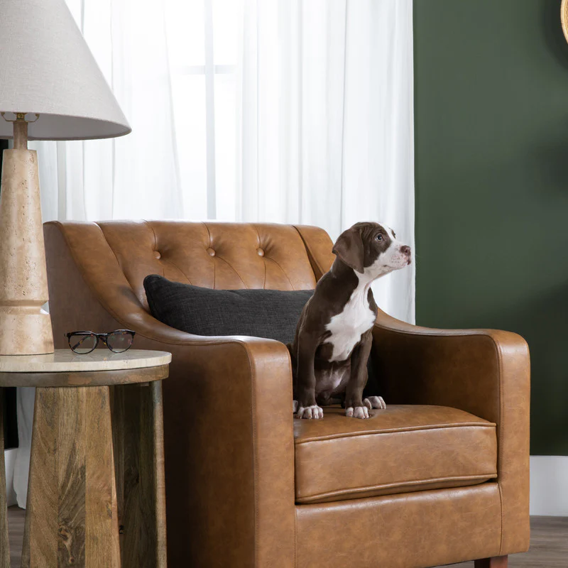 Harmon Brown/Brown Accent Chair - Image 3