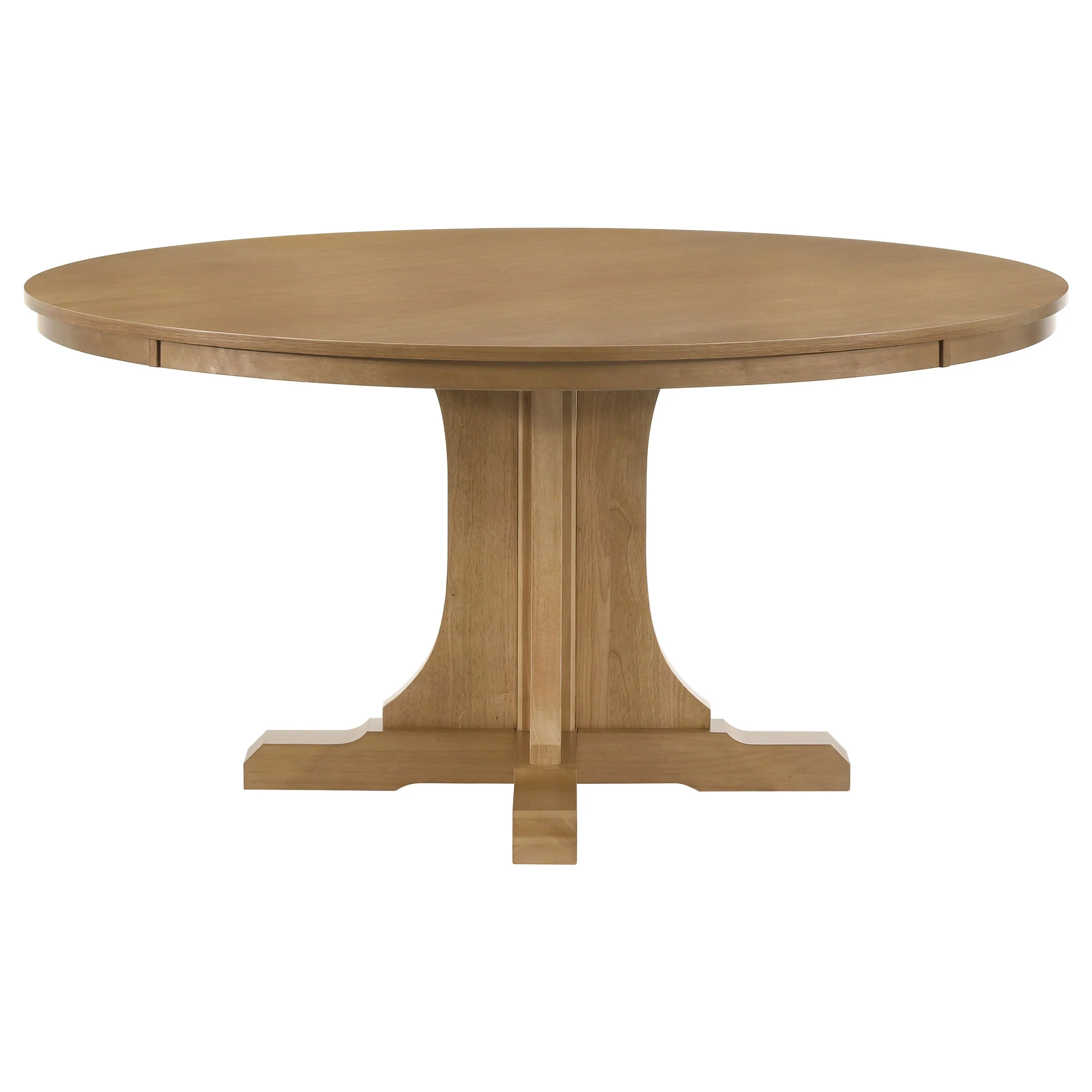 Hartville Natural Light Brown 5-piece Round Dining Table Set - Image 4