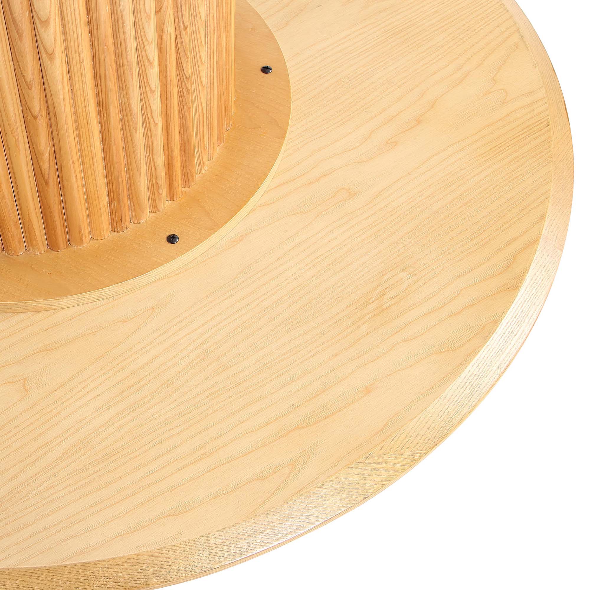 Hathaway 47.24 Round Dining Table in Nature - Image 9