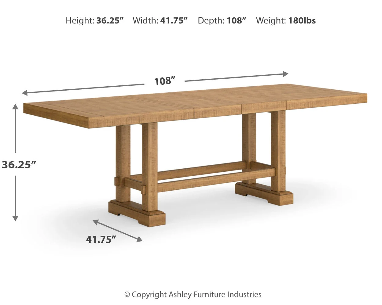 Havonplane Brown Counter Height Dining Table and 8 Barstools (Online Special Price) - Image 10