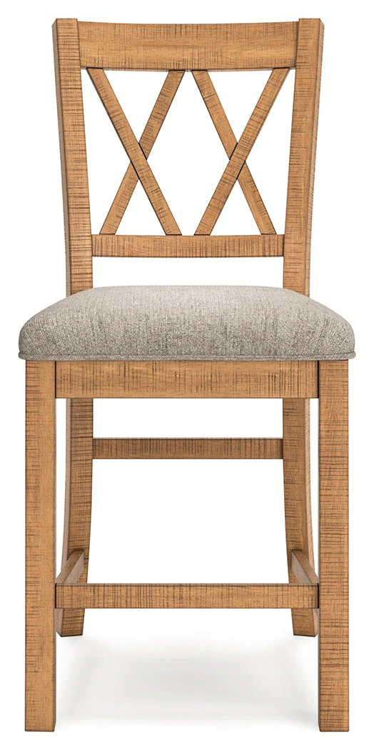 Havonplane Brown Counter Height Dining Table and 8 Barstools (Online Special Price) - Image 11