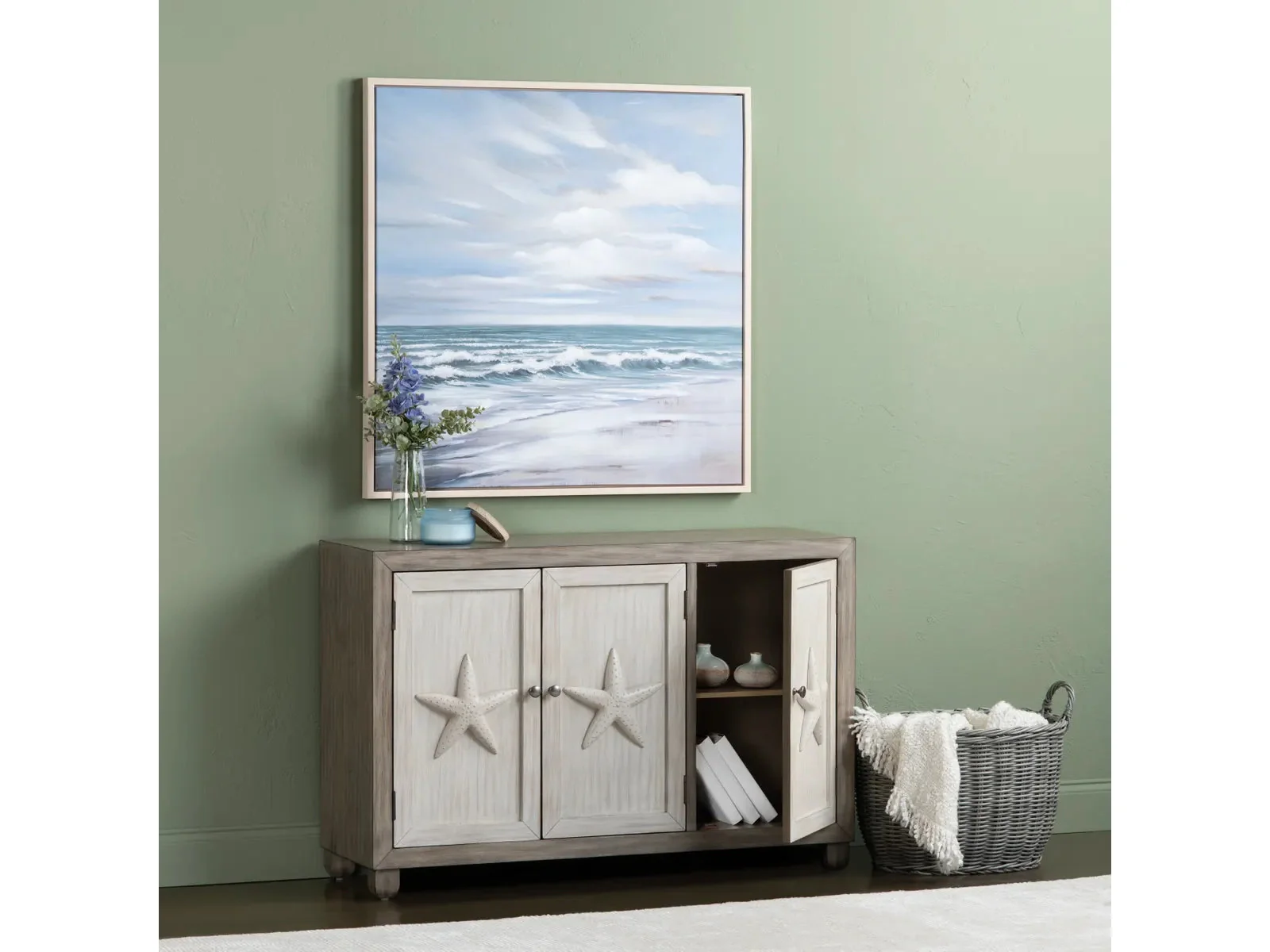 Haywood Blue/White Canvas