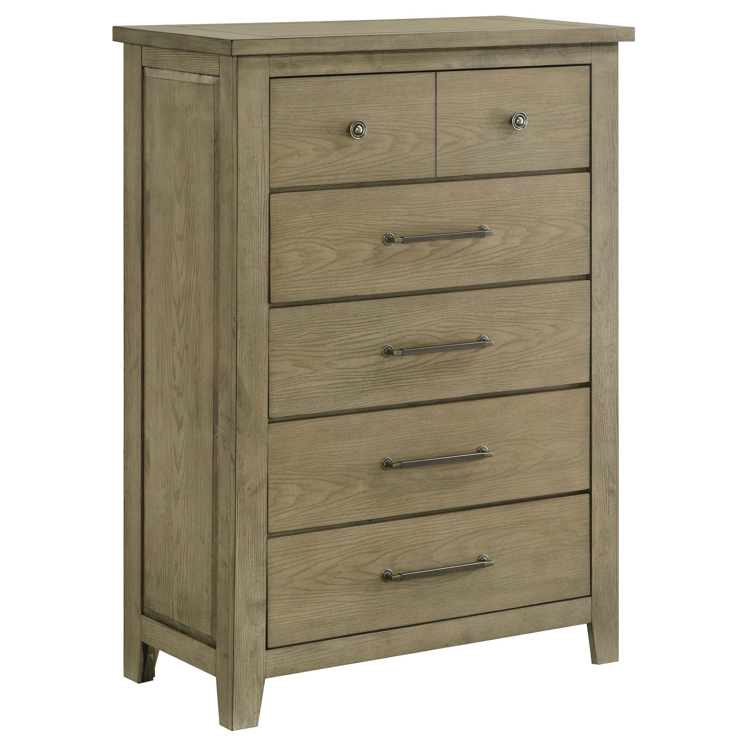Hazlewood Vineyard Oak 5-piece Queen Bedroom Set - Image 11