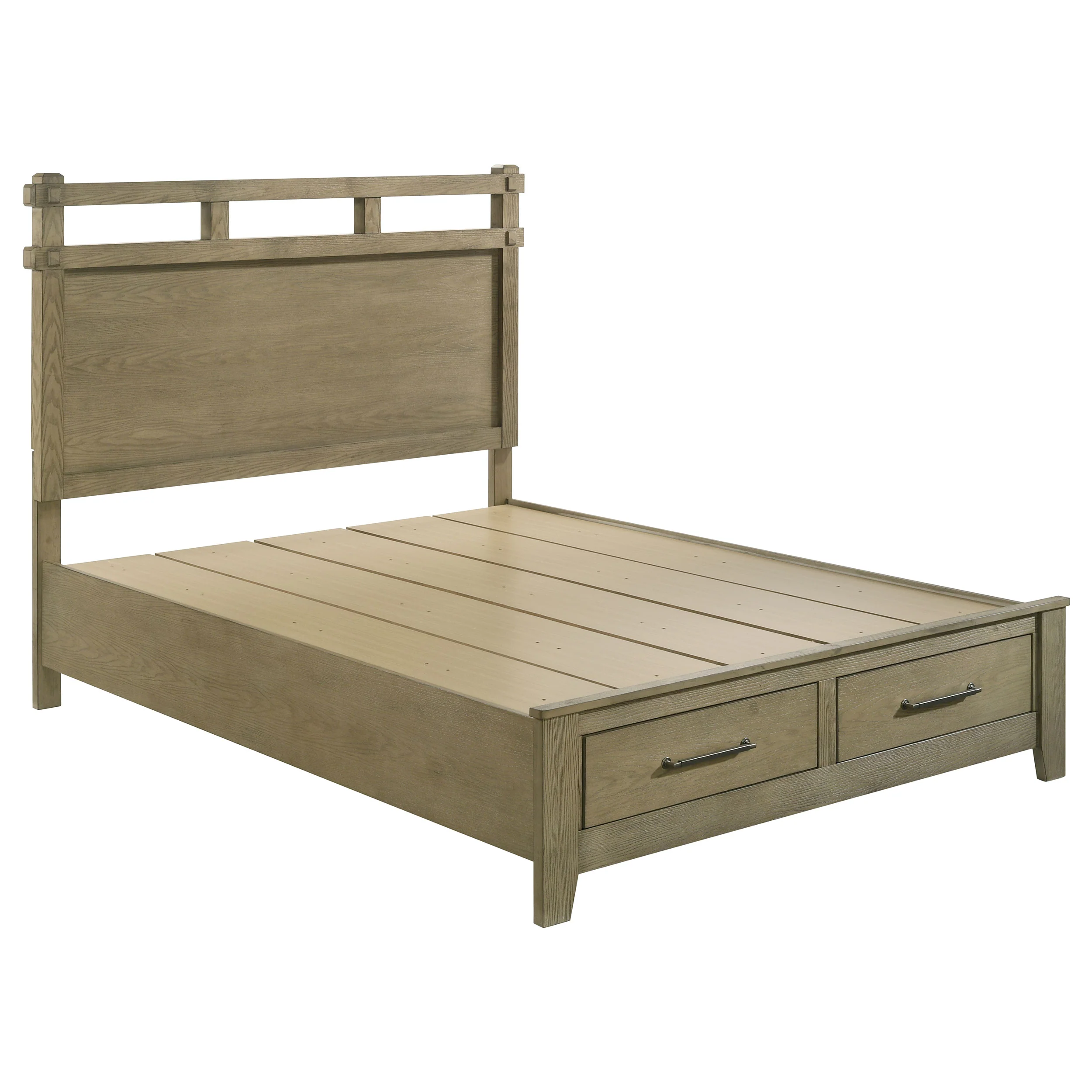 Hazlewood Vineyard Oak 5-piece Queen Bedroom Set - Image 3