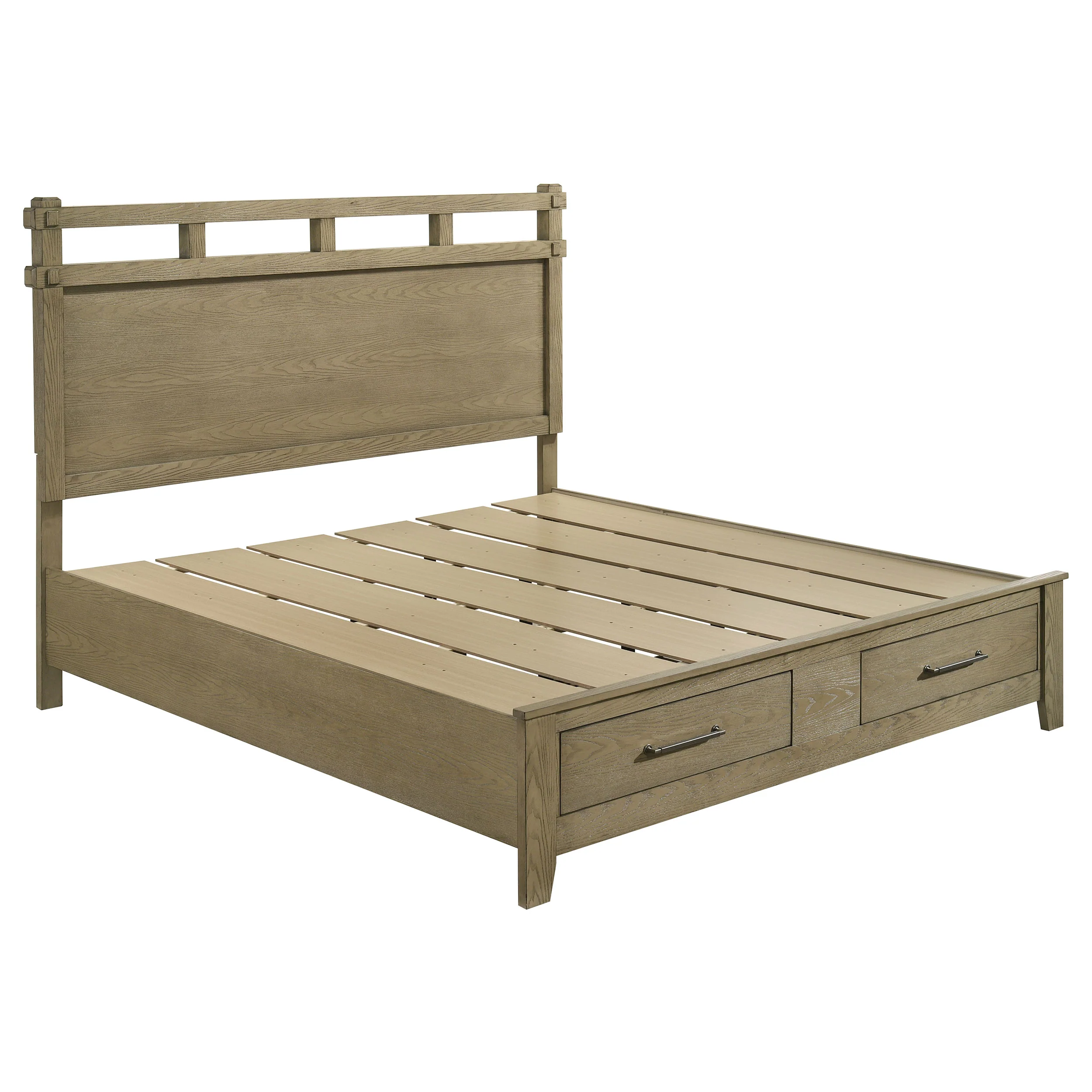 Hazlewood Vineyard Oak 59-inch Eastern King Storage Bed - Image 2