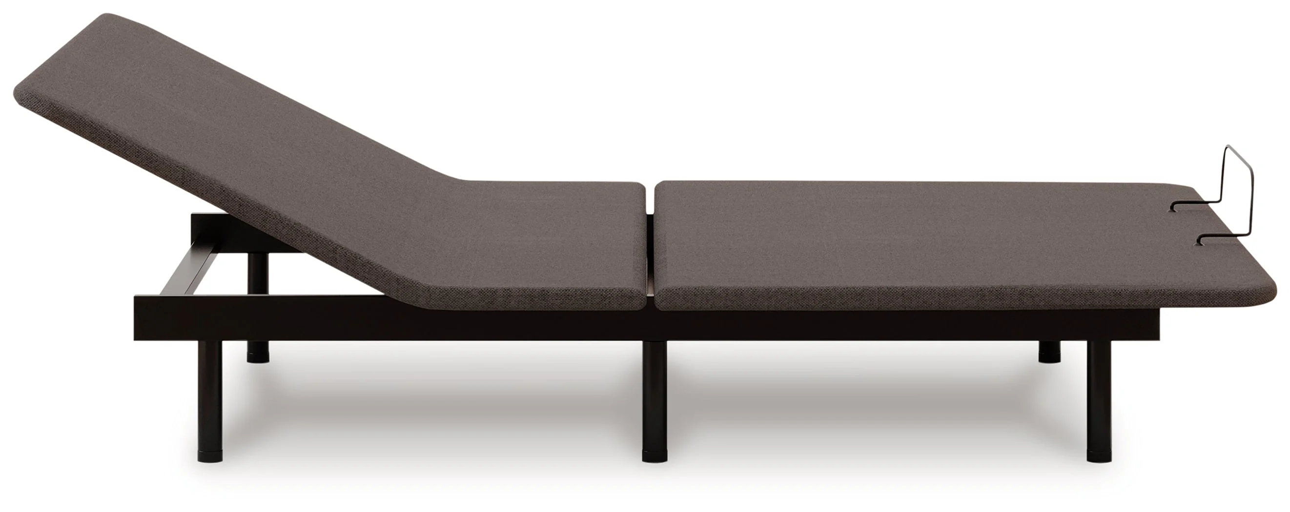 Head/Foot Model - Good Charcoal Gray Twin XL Adjustable Base (Online Special Price) - Image 3