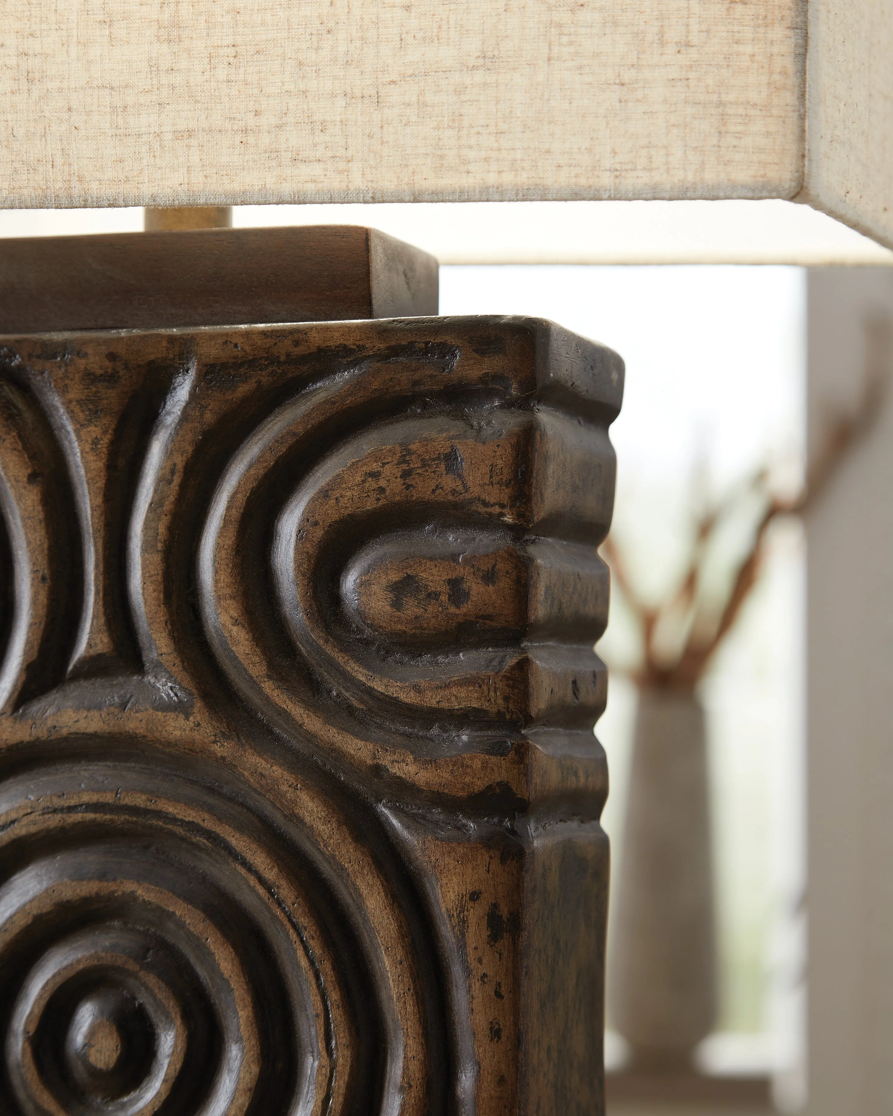 Heathbury Antique Brown Paper Table Lamp (1/CN) (Online Special Price) - Image 3